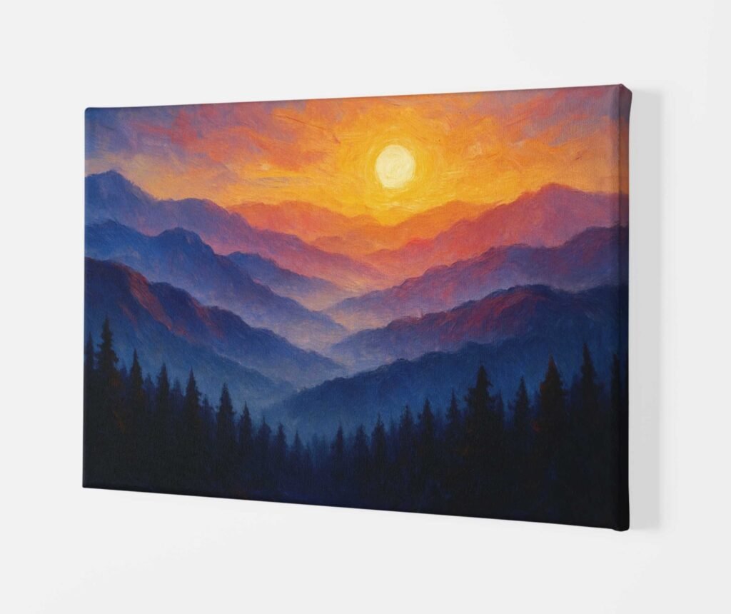 Mountain Painting For Wall As Vastu2