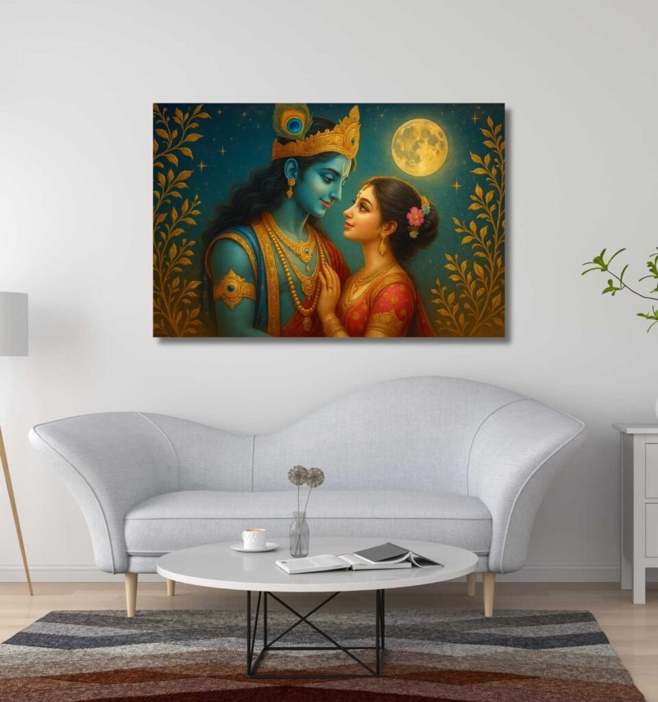 Radha Krishna Painting For Bedroom7