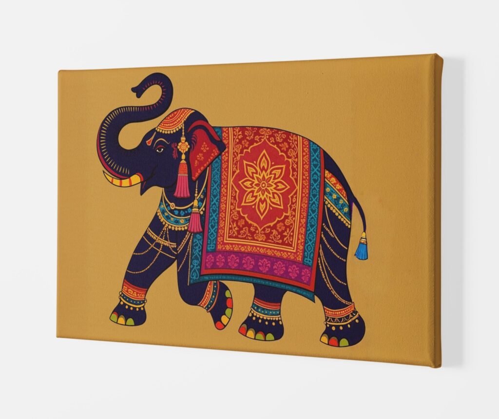 Royal elephant painting for wall vastu2