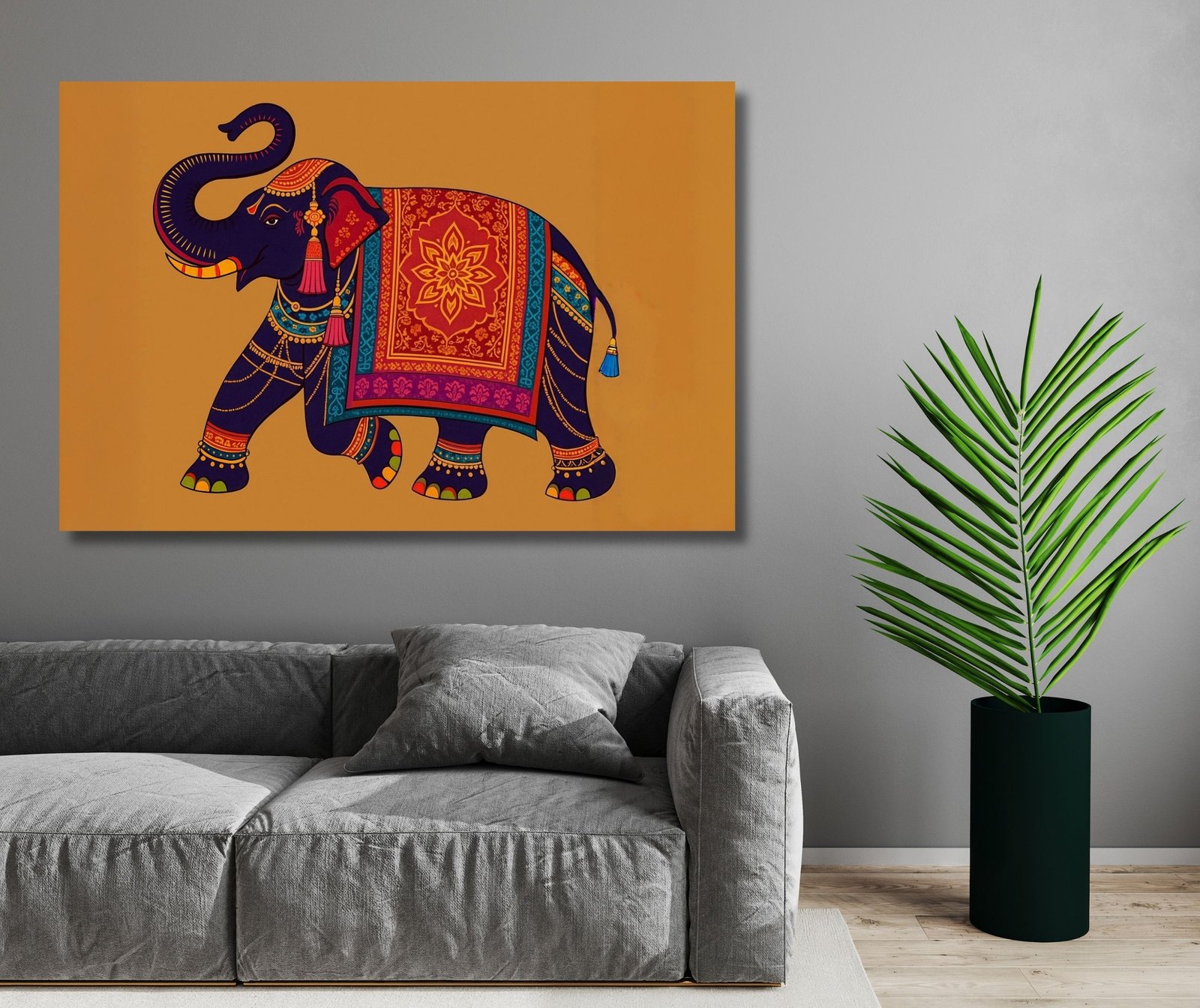 Elephant Painting For Wall Vastu