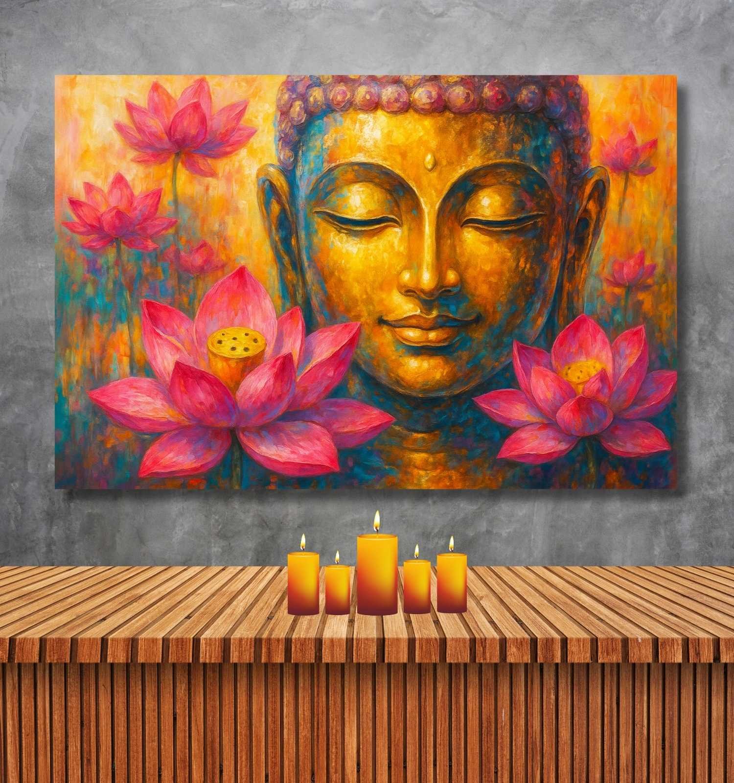 Buddha Painting Big Size