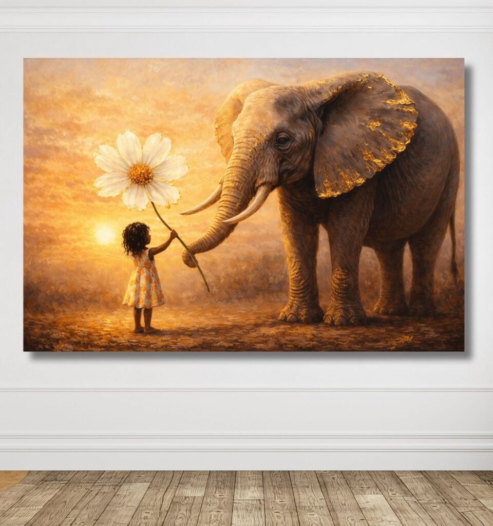 elephant canvas painting2