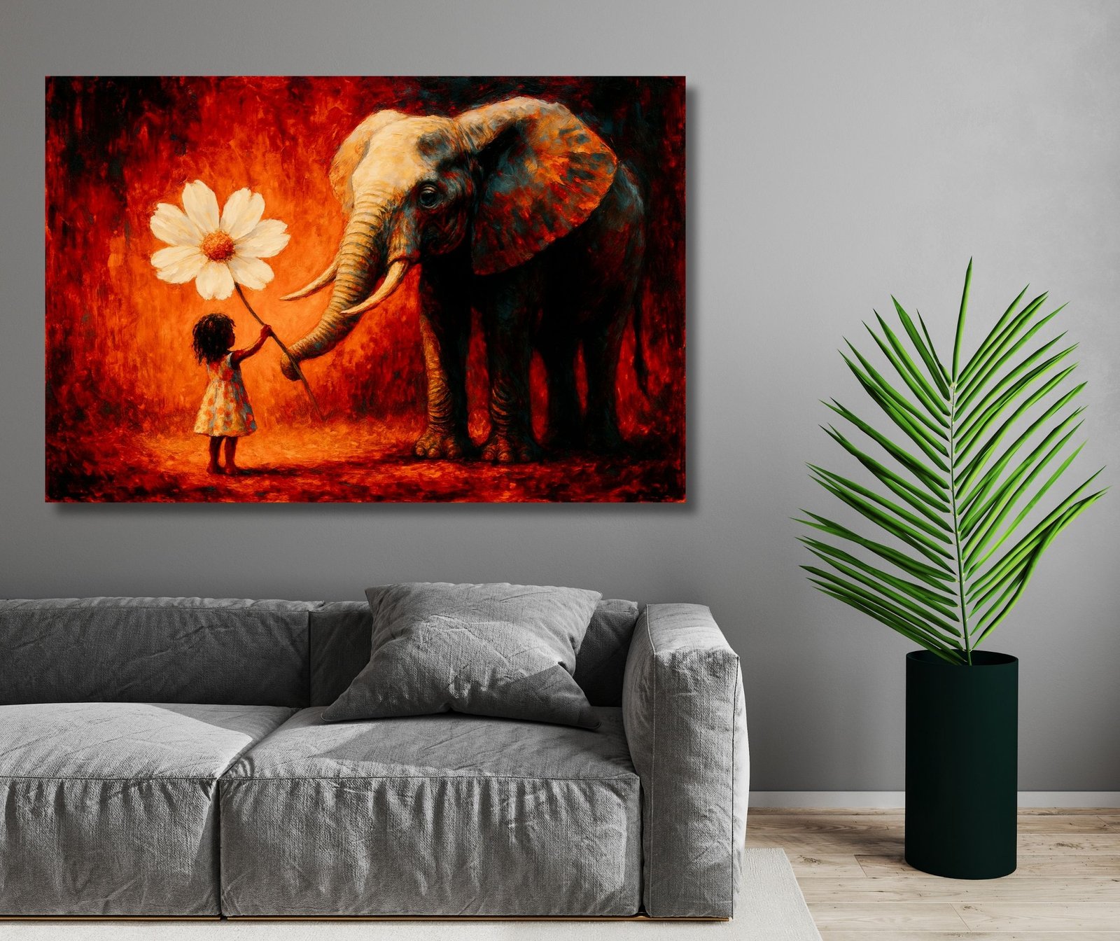 Elephant Painting For Wall Vastu