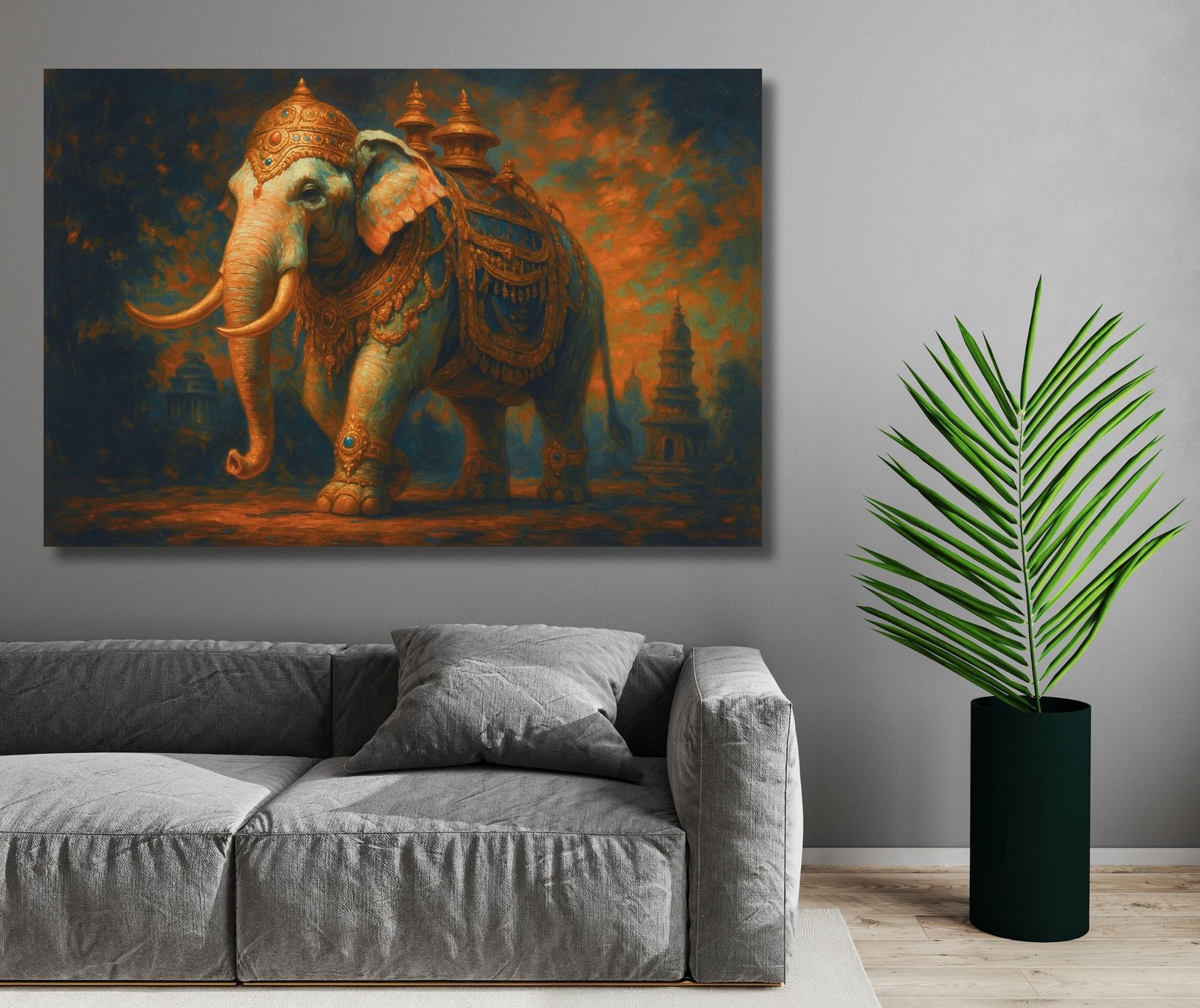 Abstract Elephant Painting