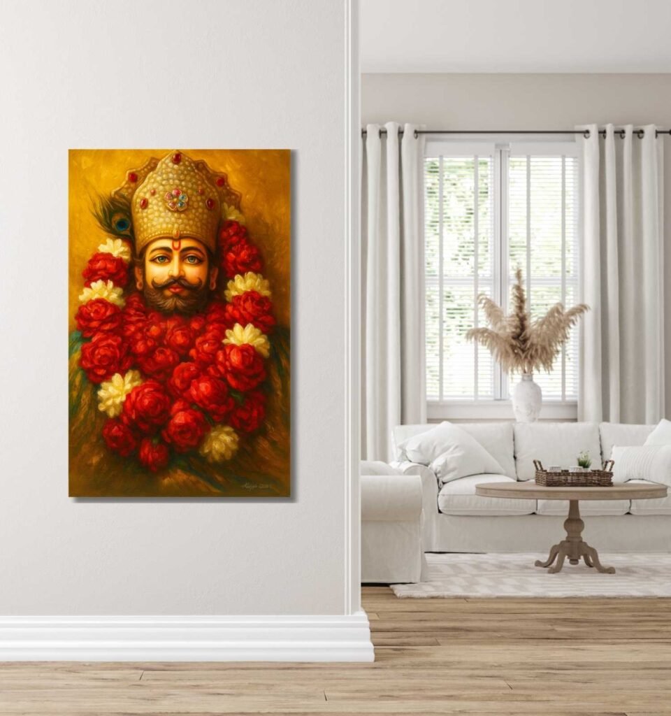 khatu shyam ji photo In Painting Form1