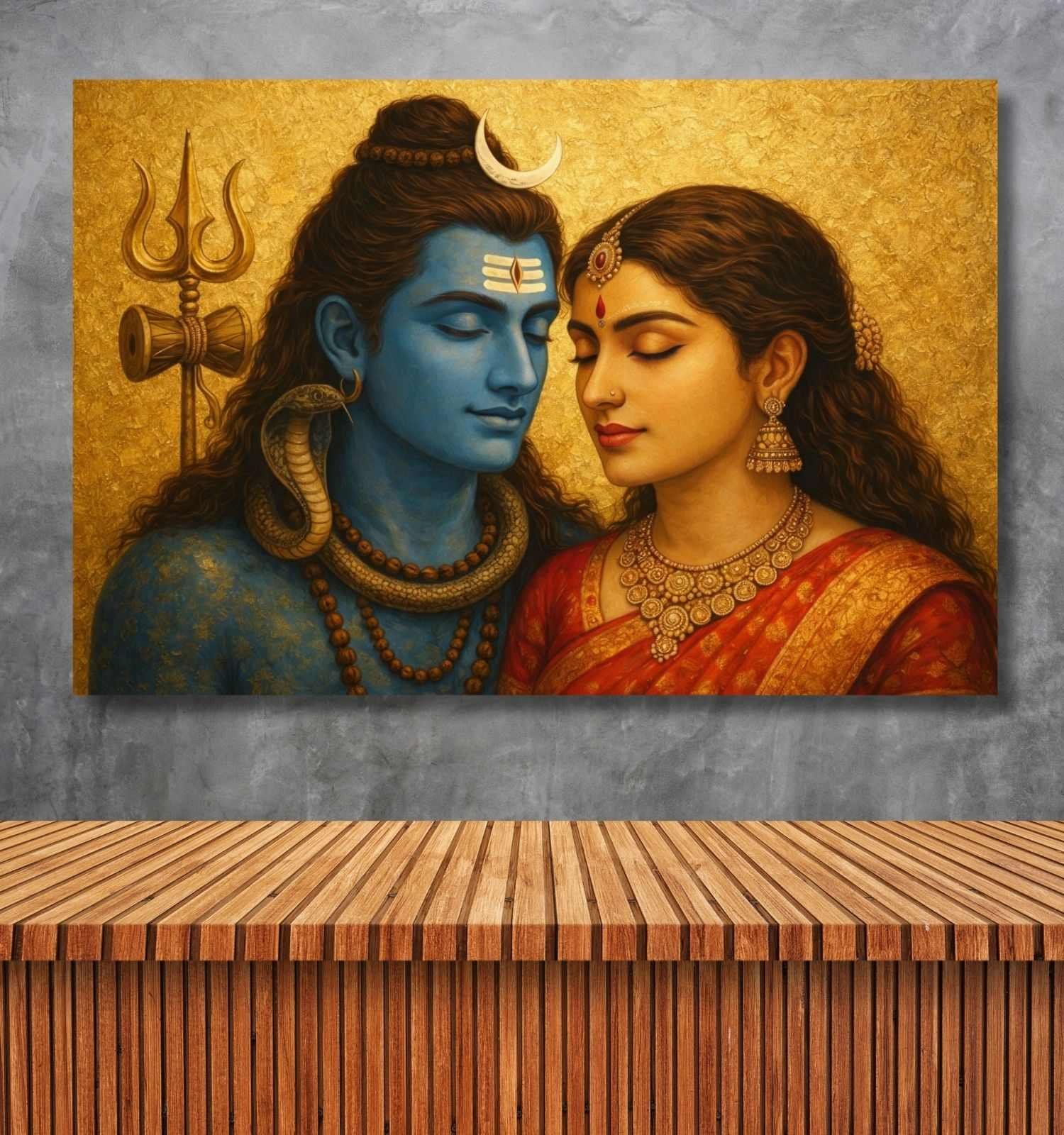 lord shiv parvati ji painting1