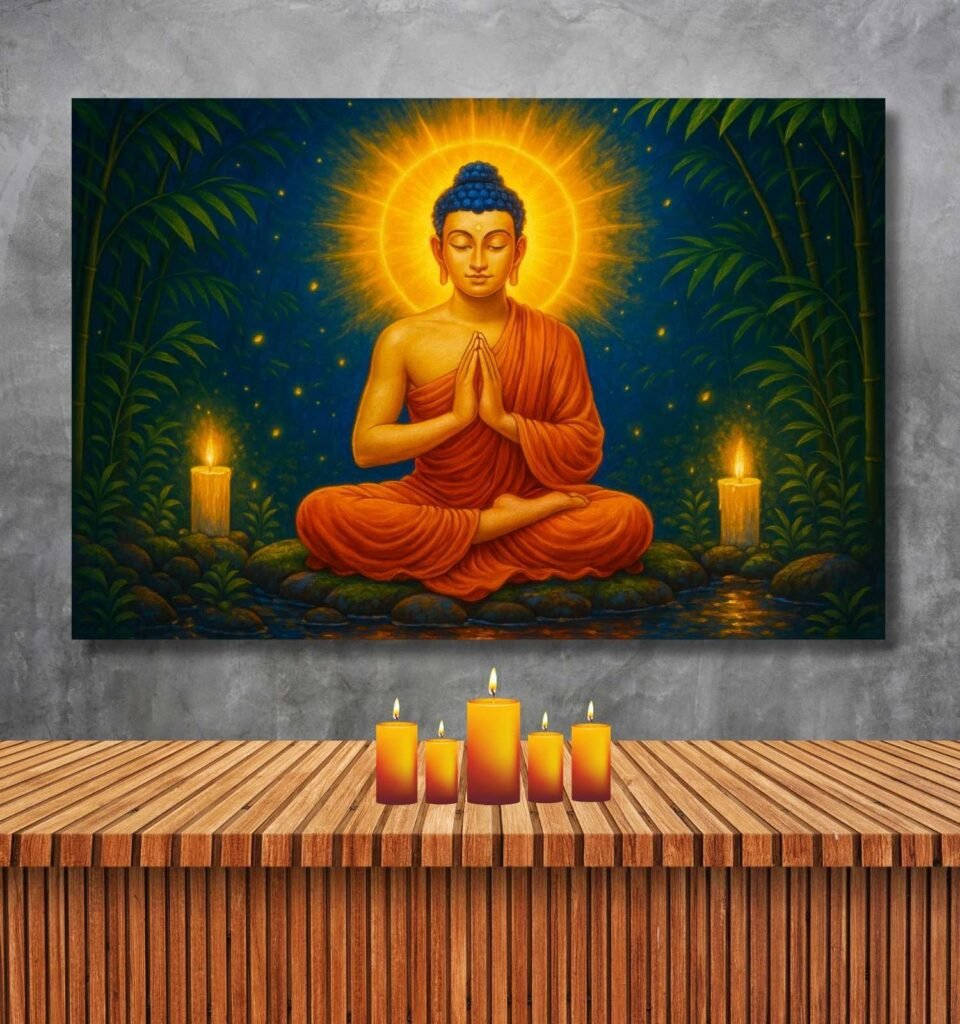 modern buddha painting2