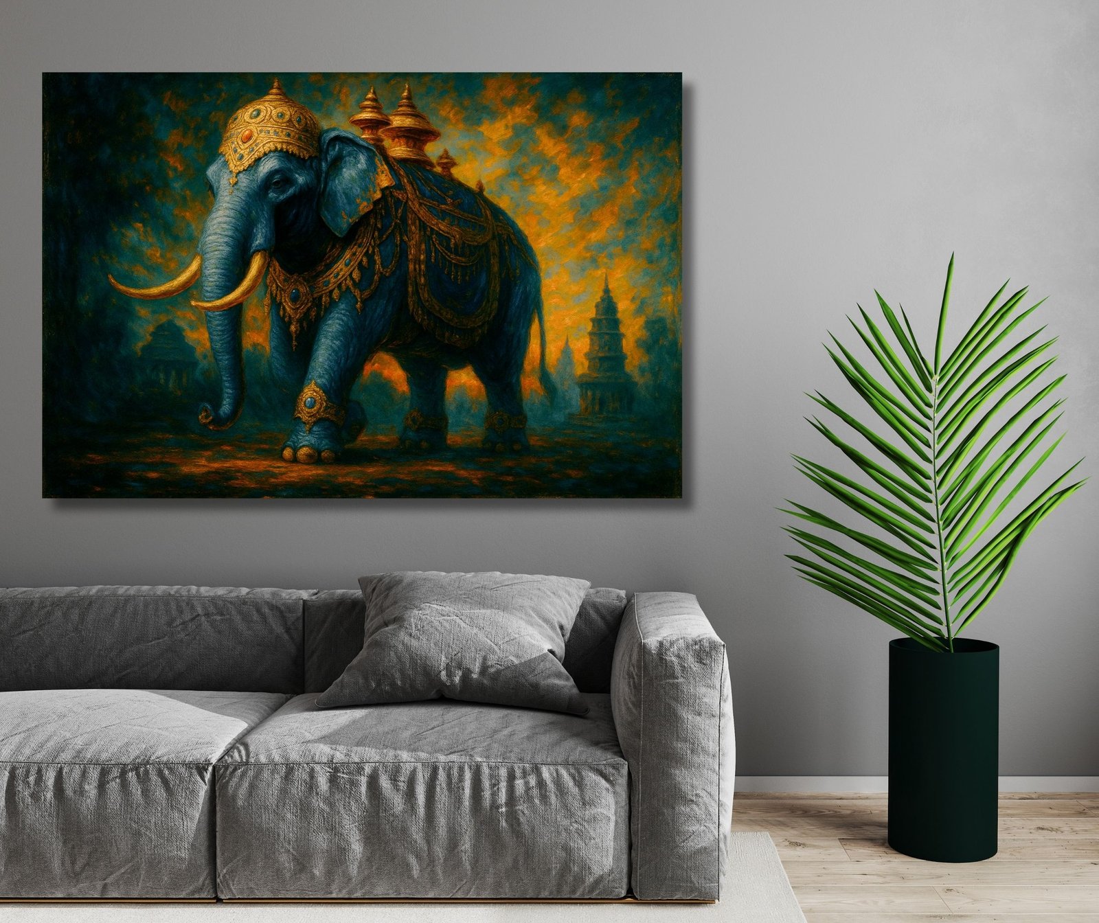 Abstract Elephant Painting