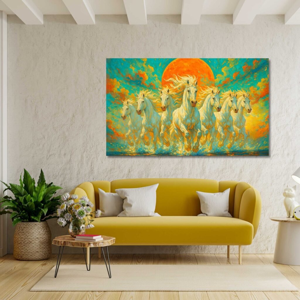 seven horses painting1