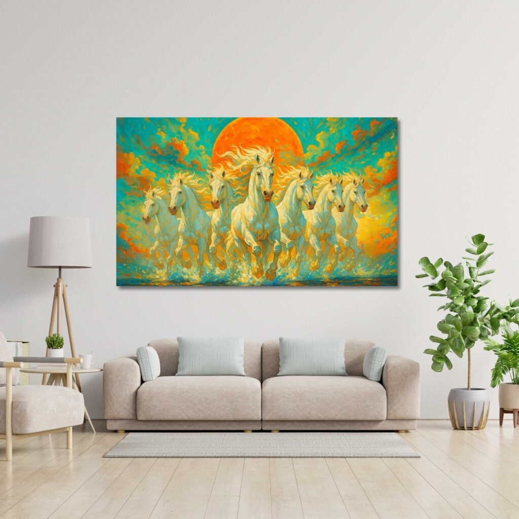 seven horses painting1