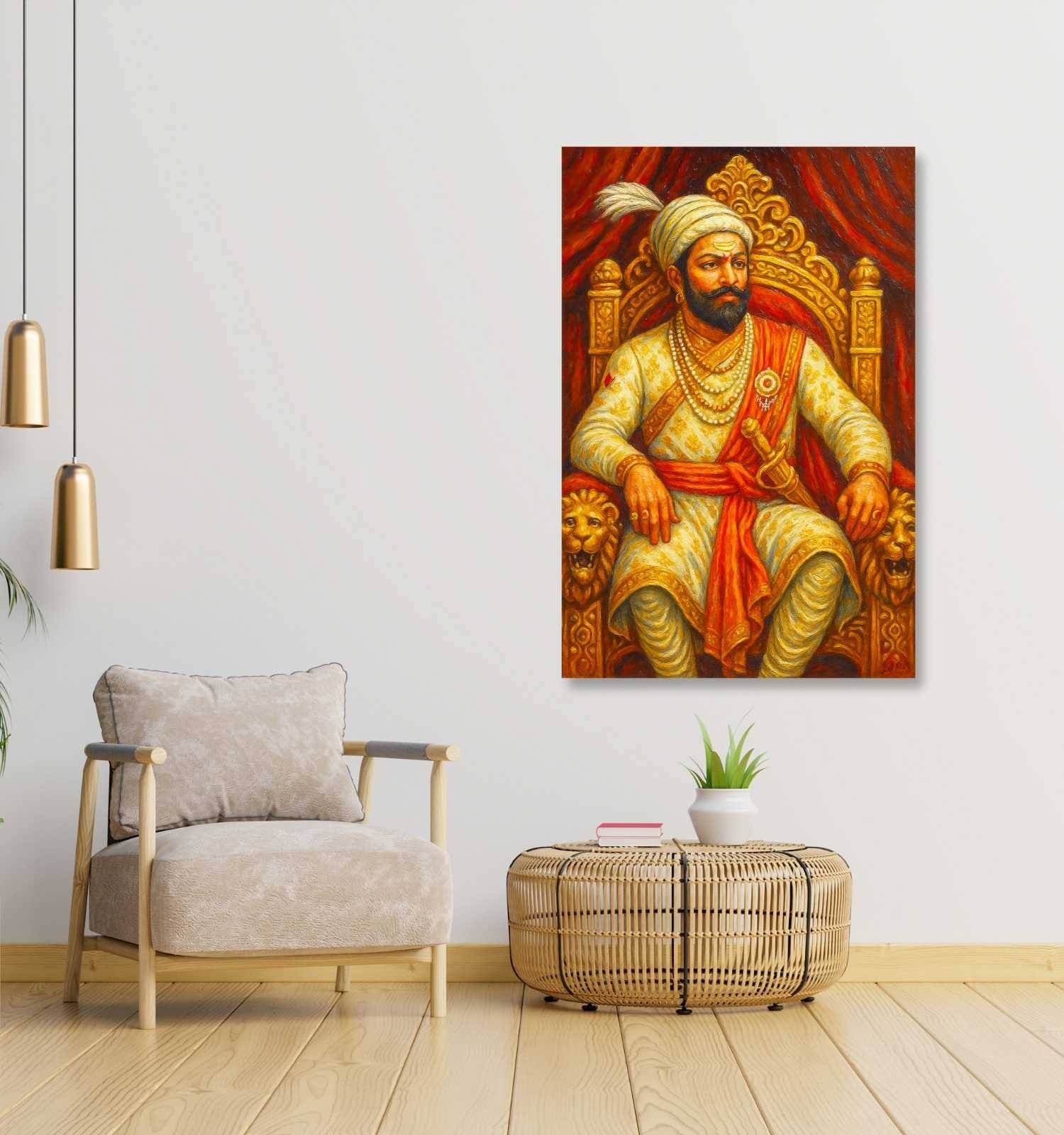 shivaji maharaj painting