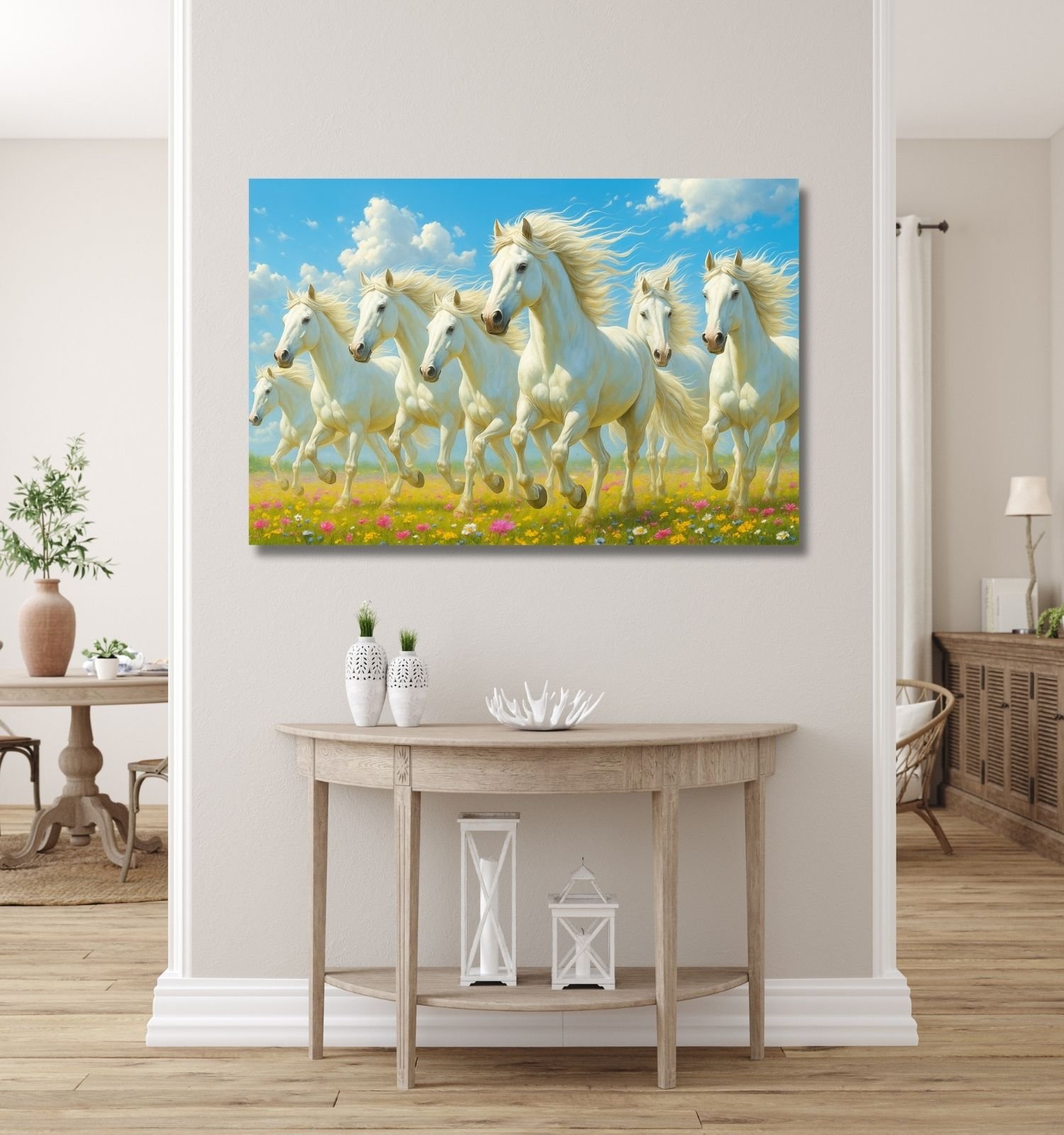 7 horse canvas painting1