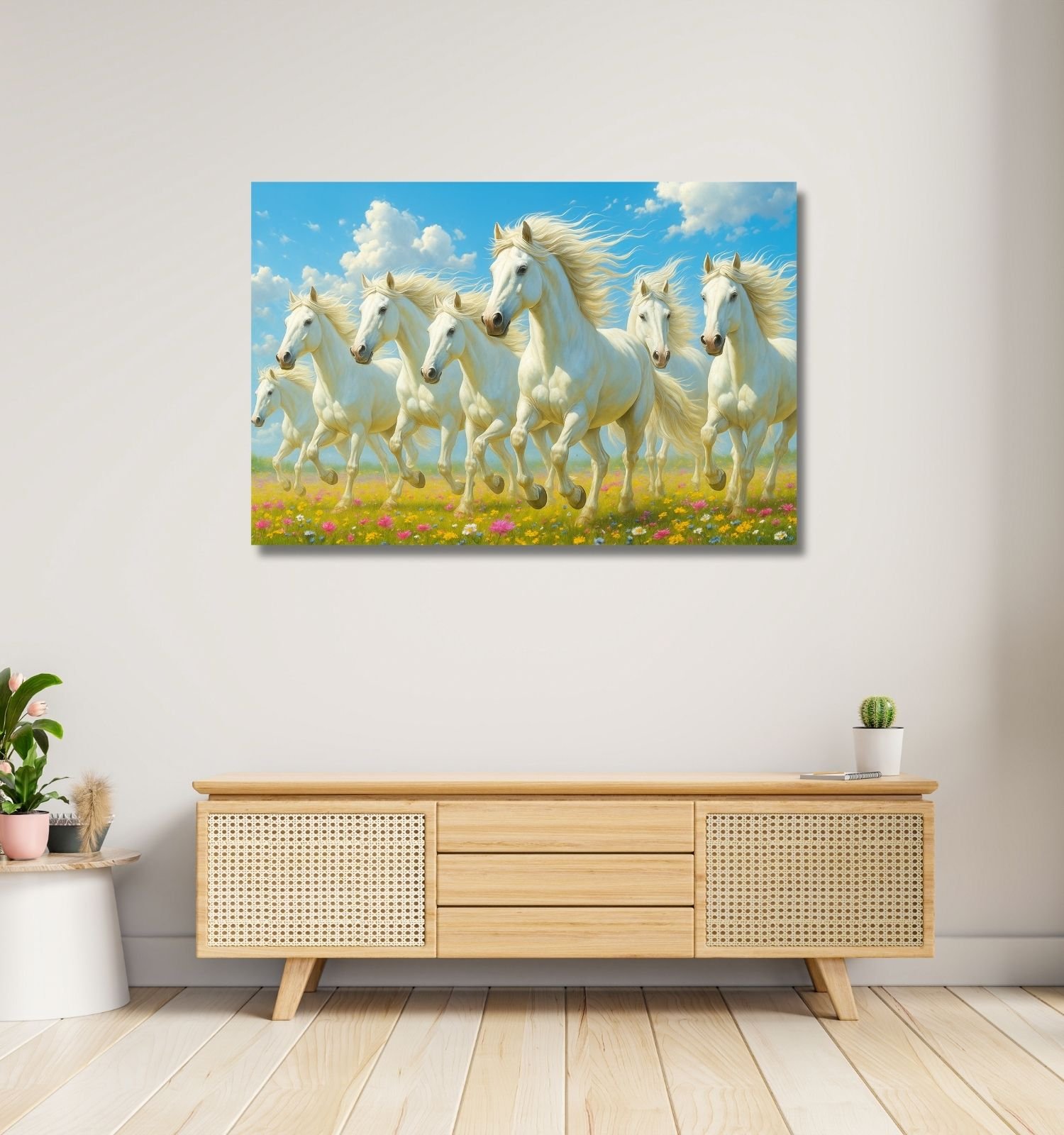 7 horse canvas painting1