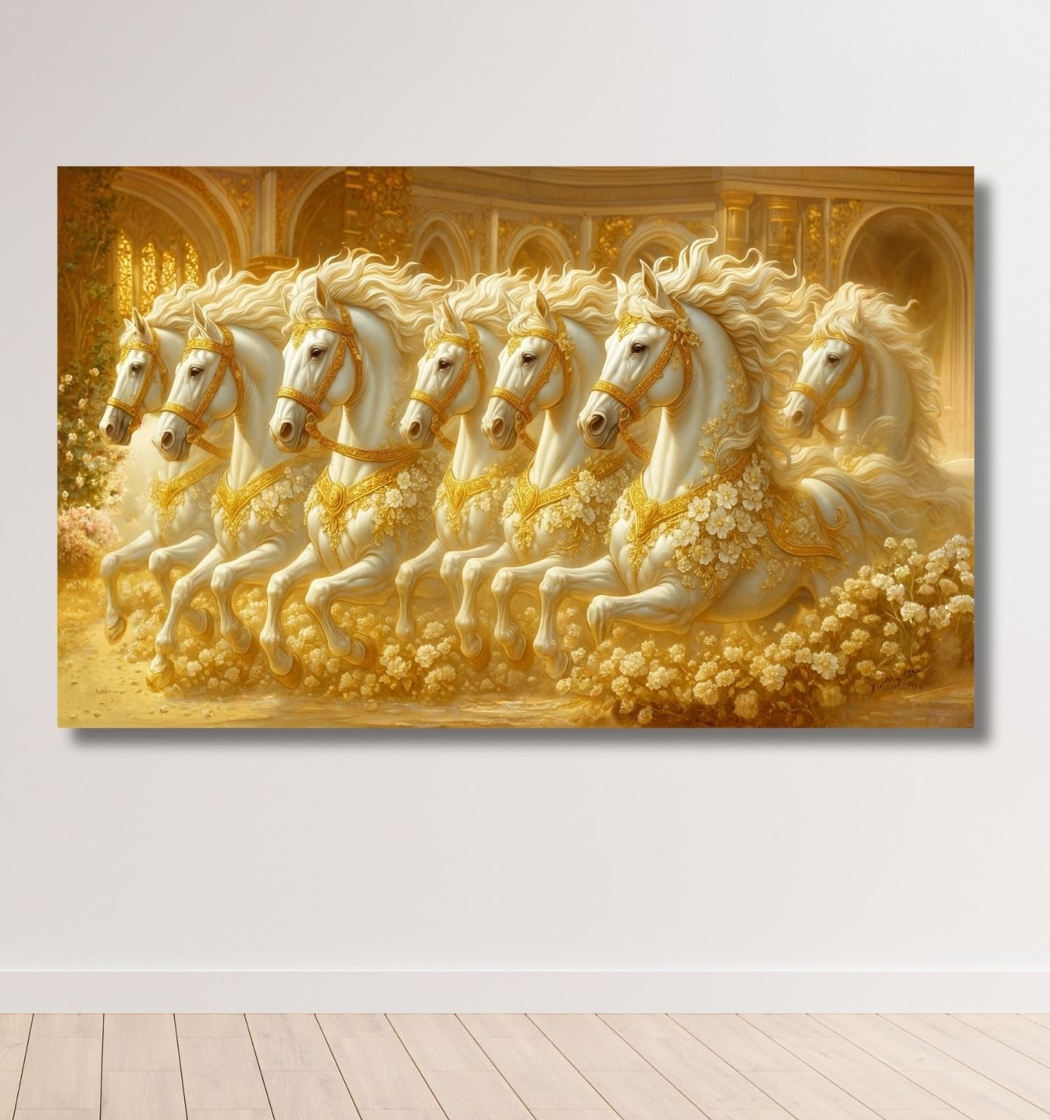 7 horses painting