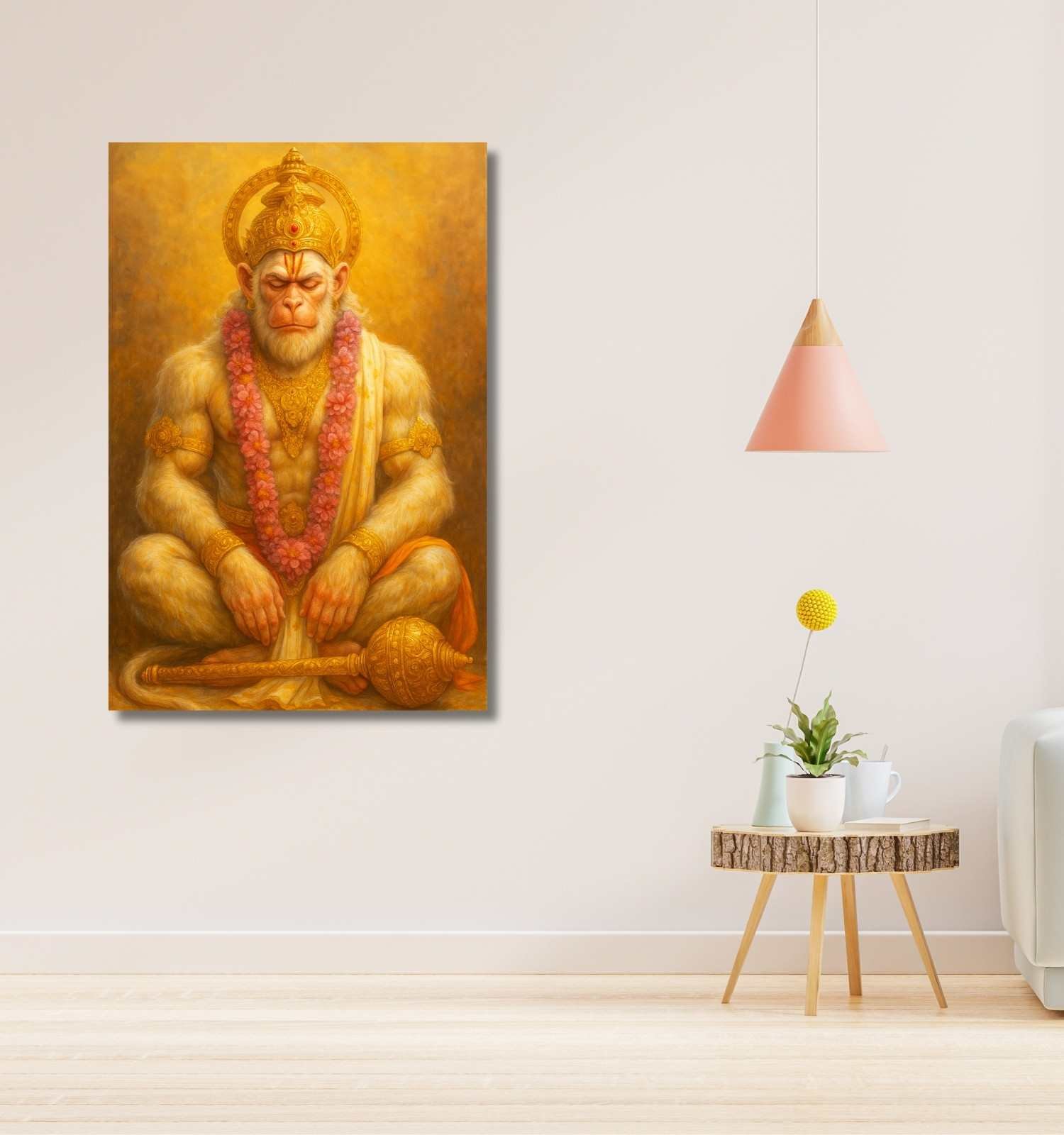 Hanuman Canvas painting (1)