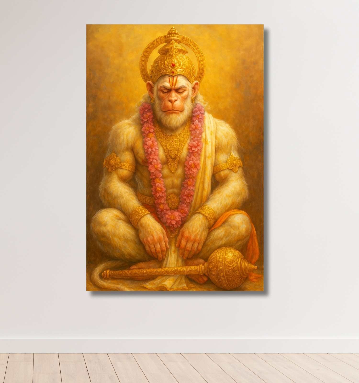 Hanuman Canvas painting (1)