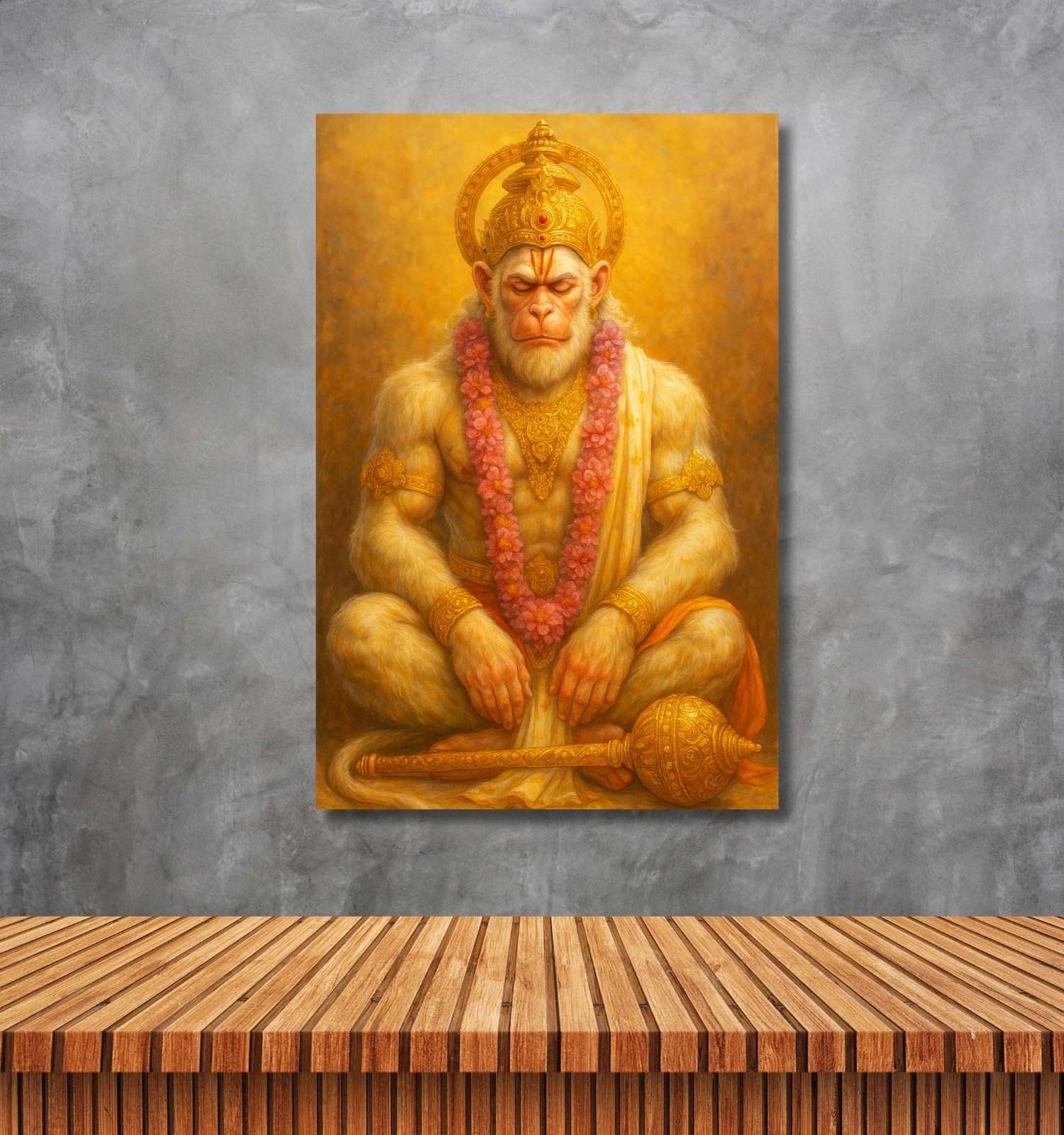 Hanuman Canvas painting (1)