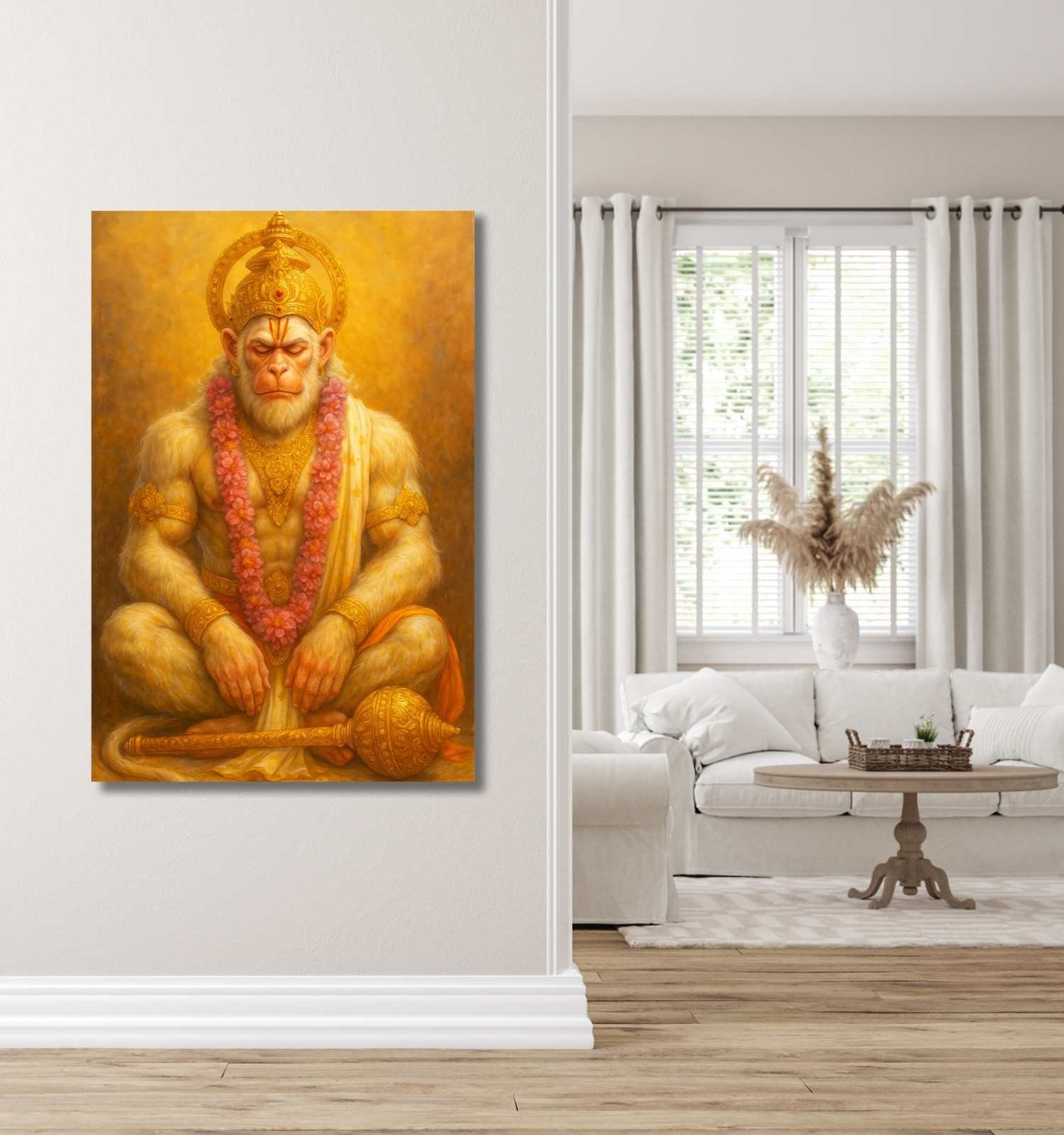Hanuman Canvas painting (1)