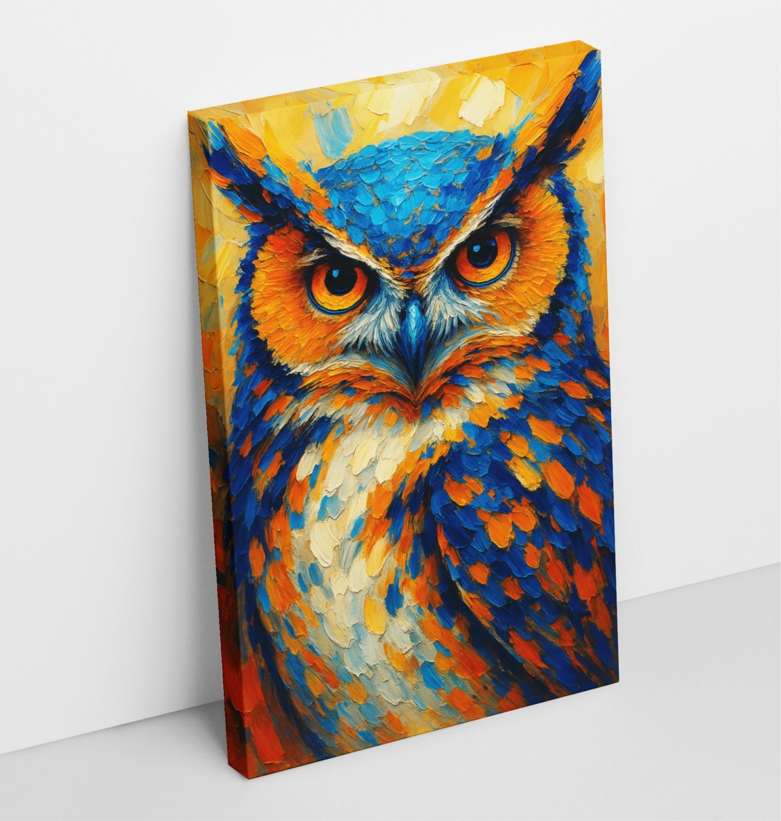 Owl Vastu Painting canvas 1
