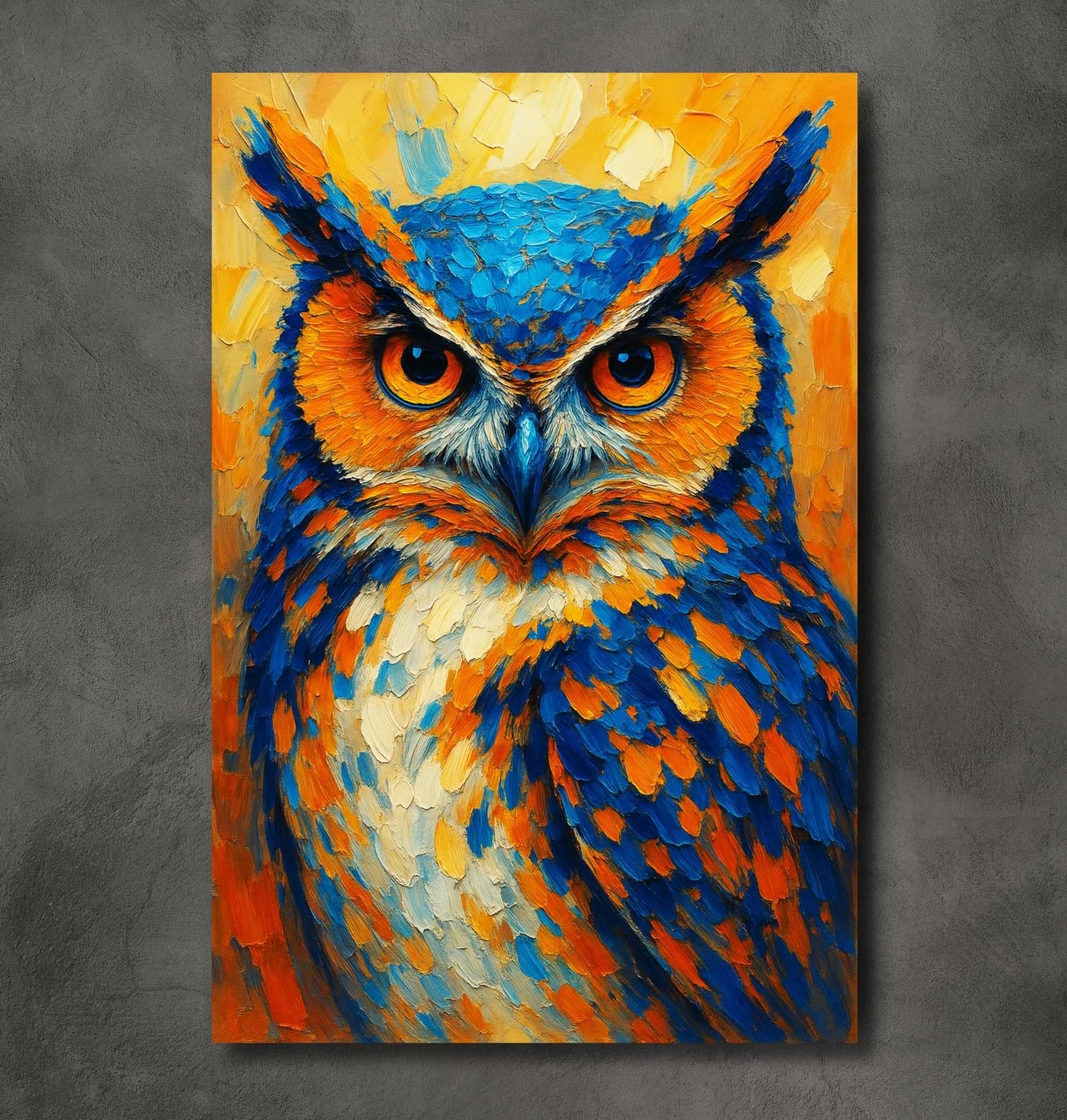 Owl Vastu Painting canvas 1