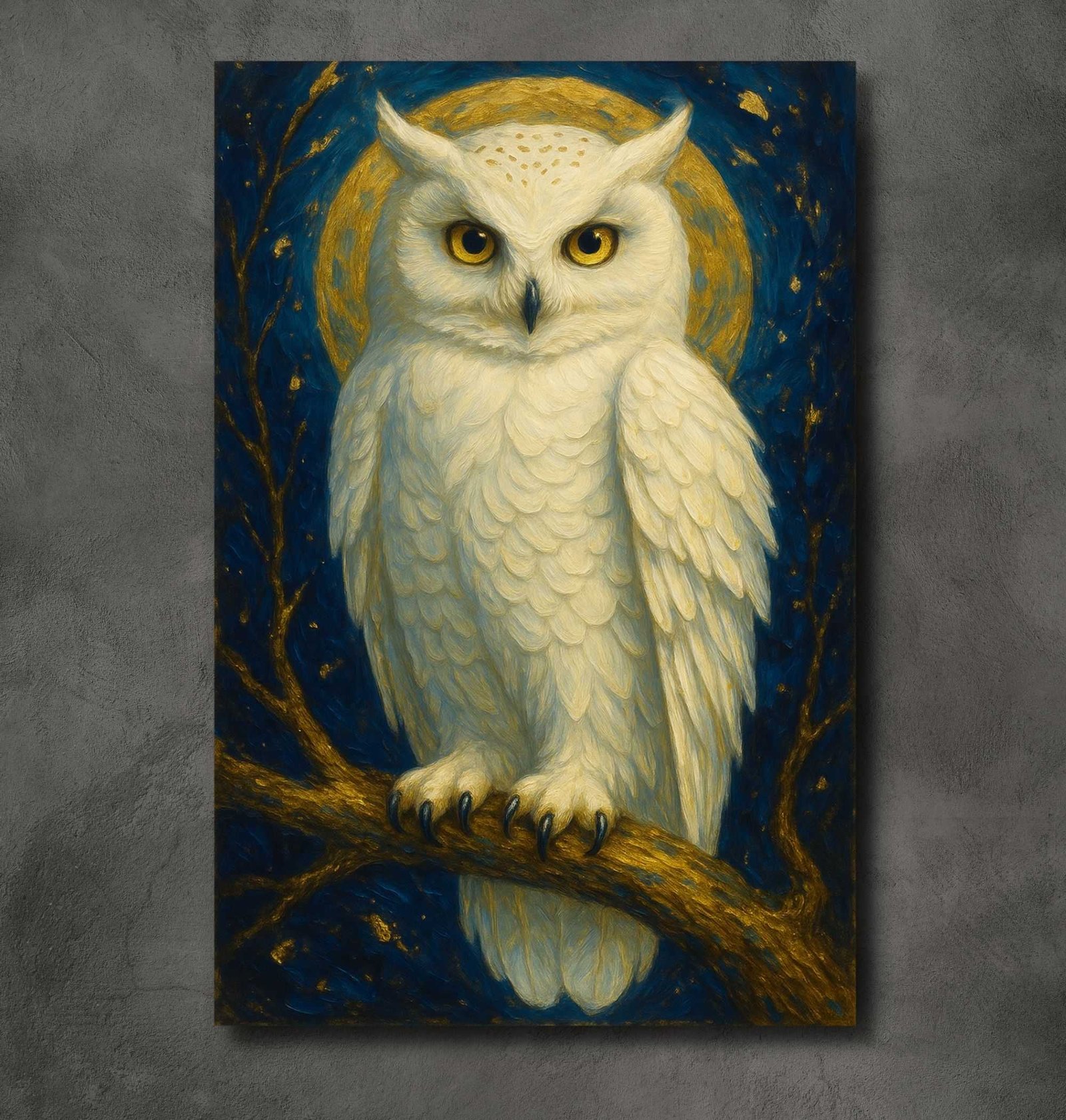 White Owl Painting Vastu1