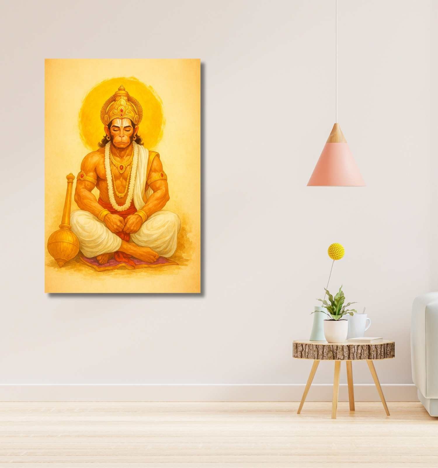 canvas hanuman painting for wall1