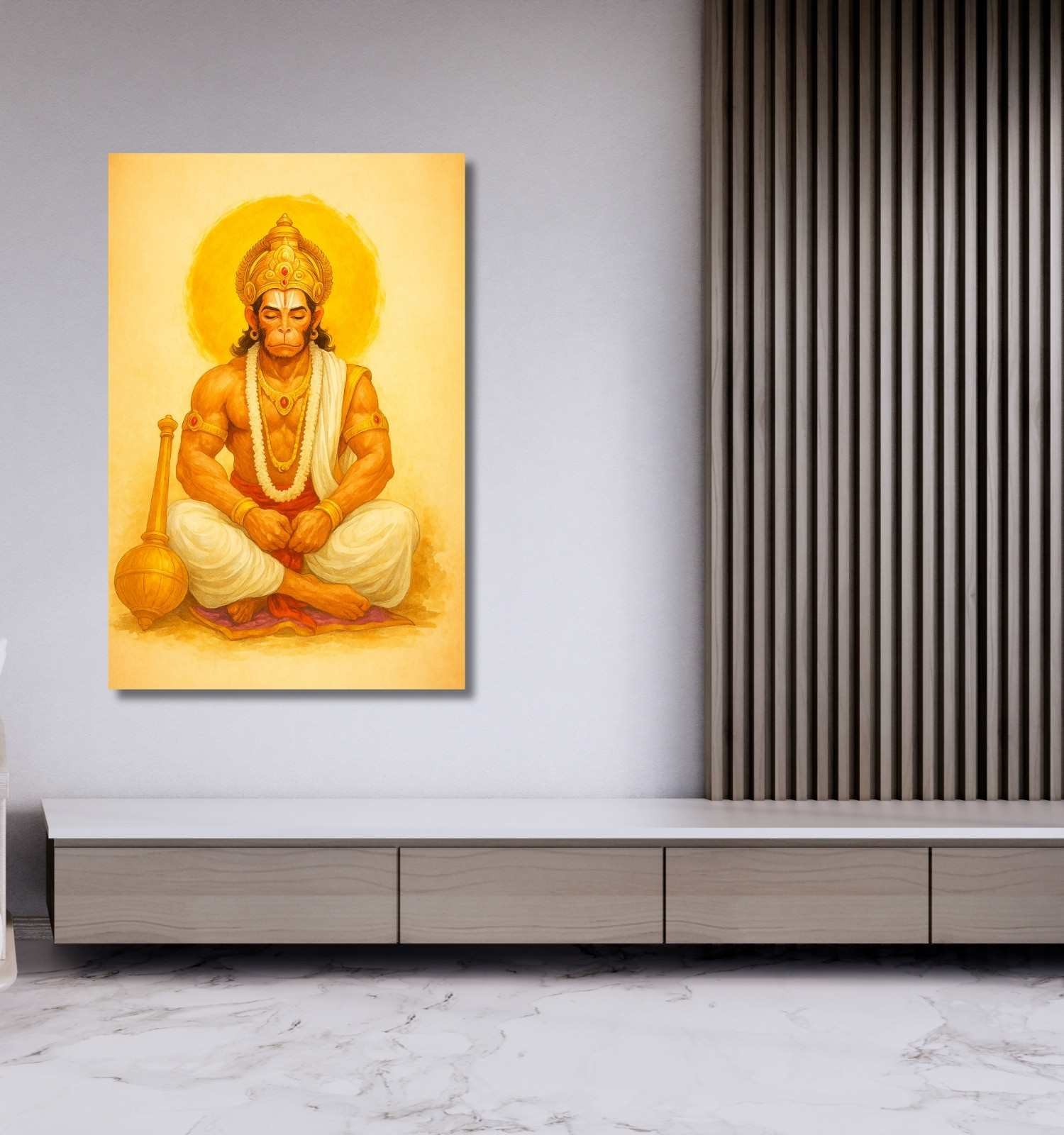 canvas hanuman painting for wall1