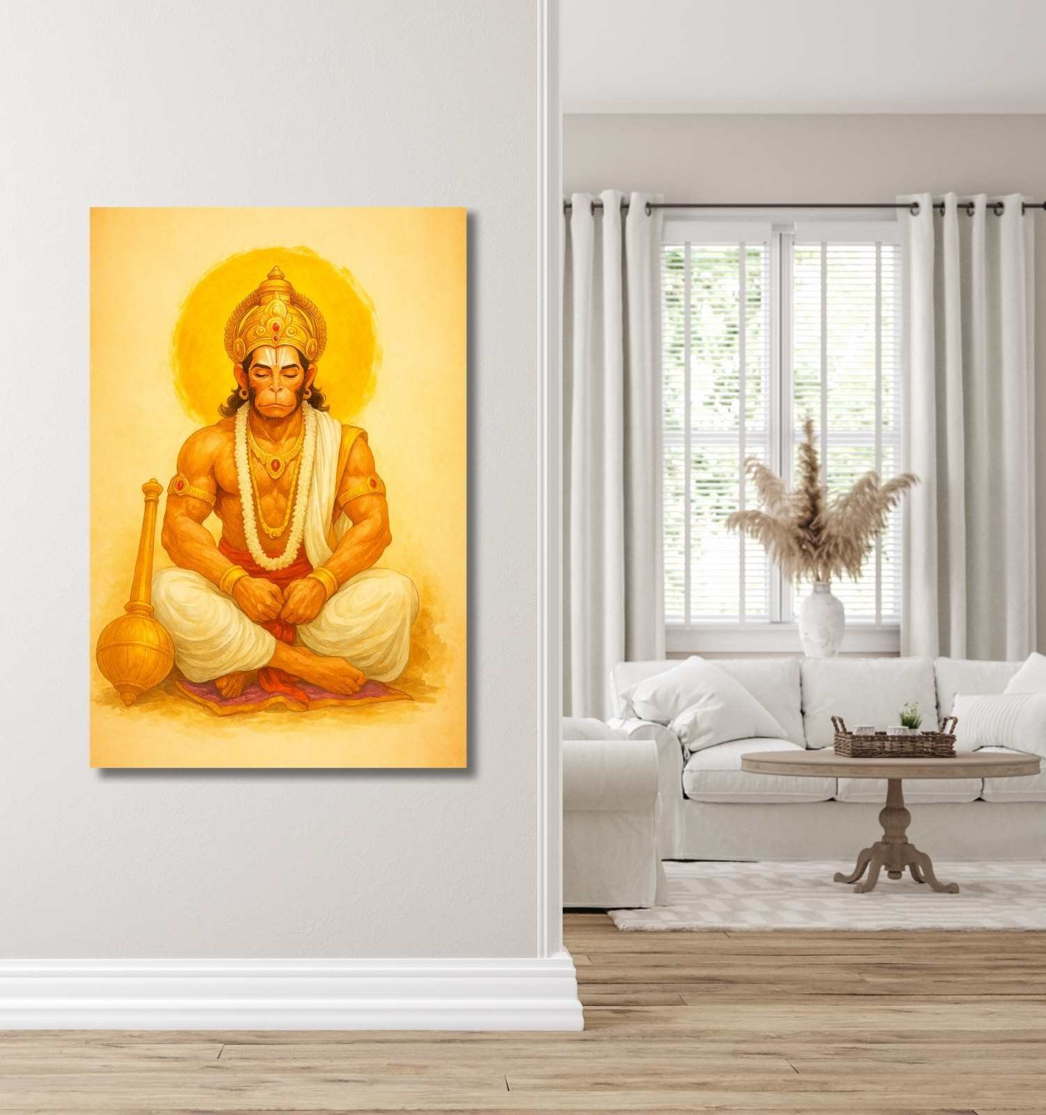 canvas hanuman painting for wall1