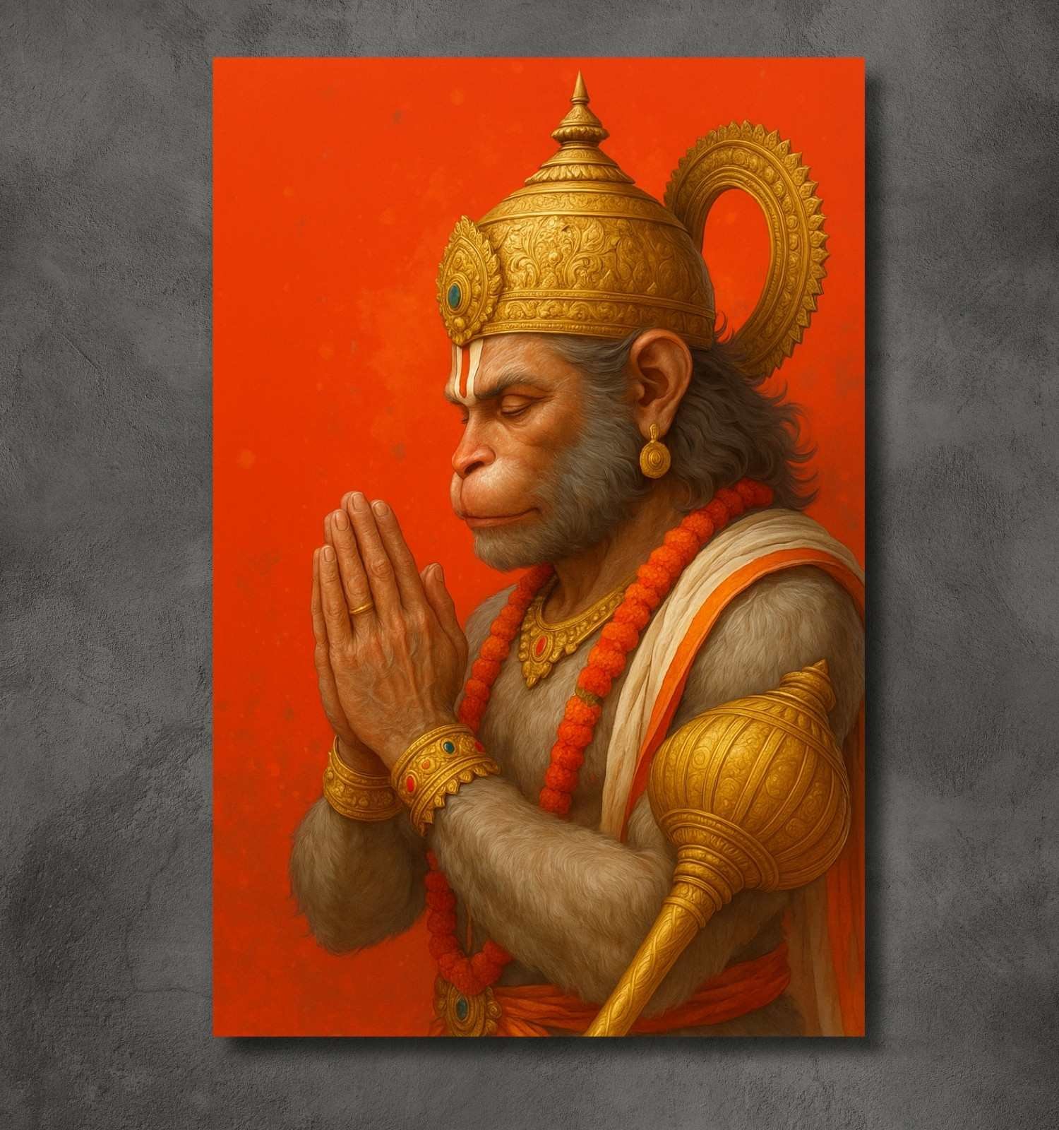 canvas hanuman painting1
