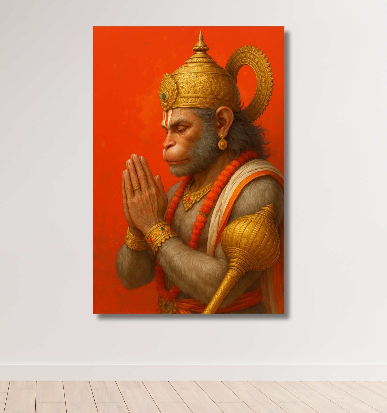 canvas hanuman painting1