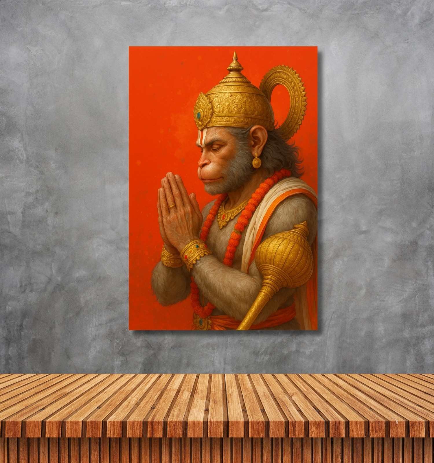 canvas hanuman painting1