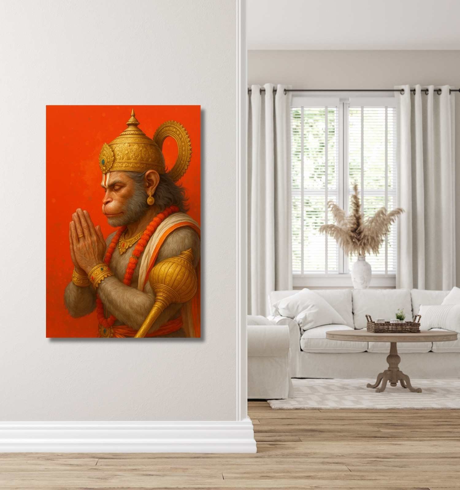 canvas hanuman painting1