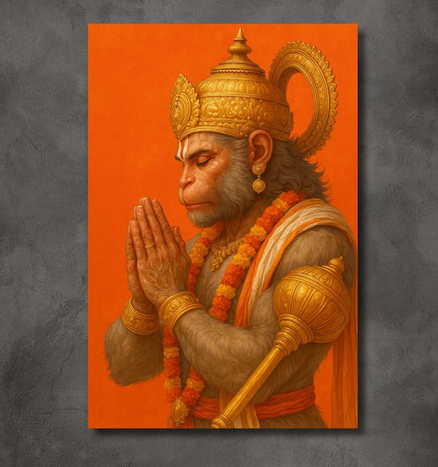 hanuman canvas painting for wall1