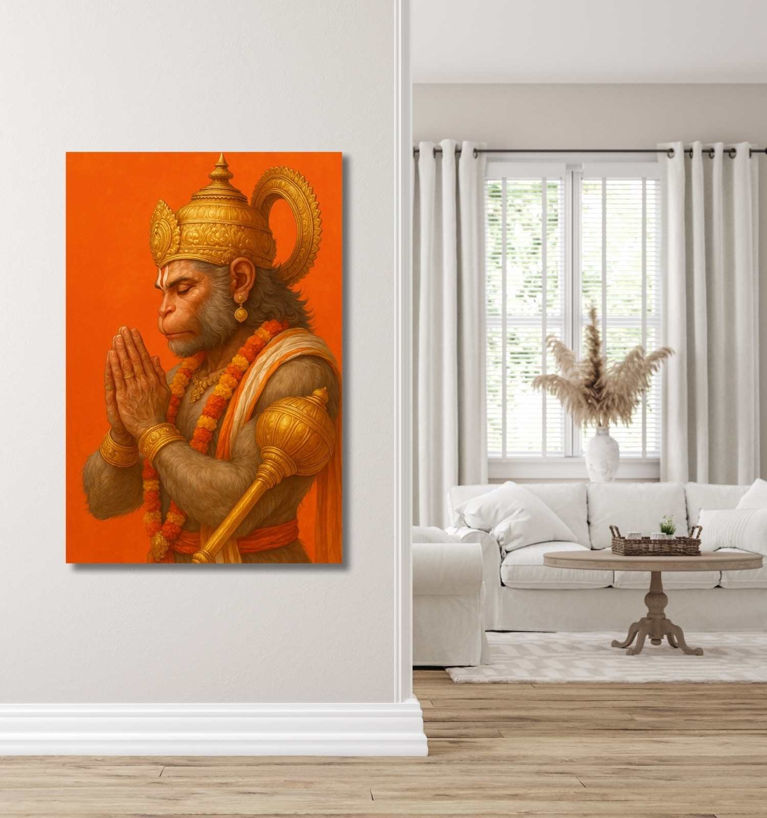 hanuman canvas painting for wall1