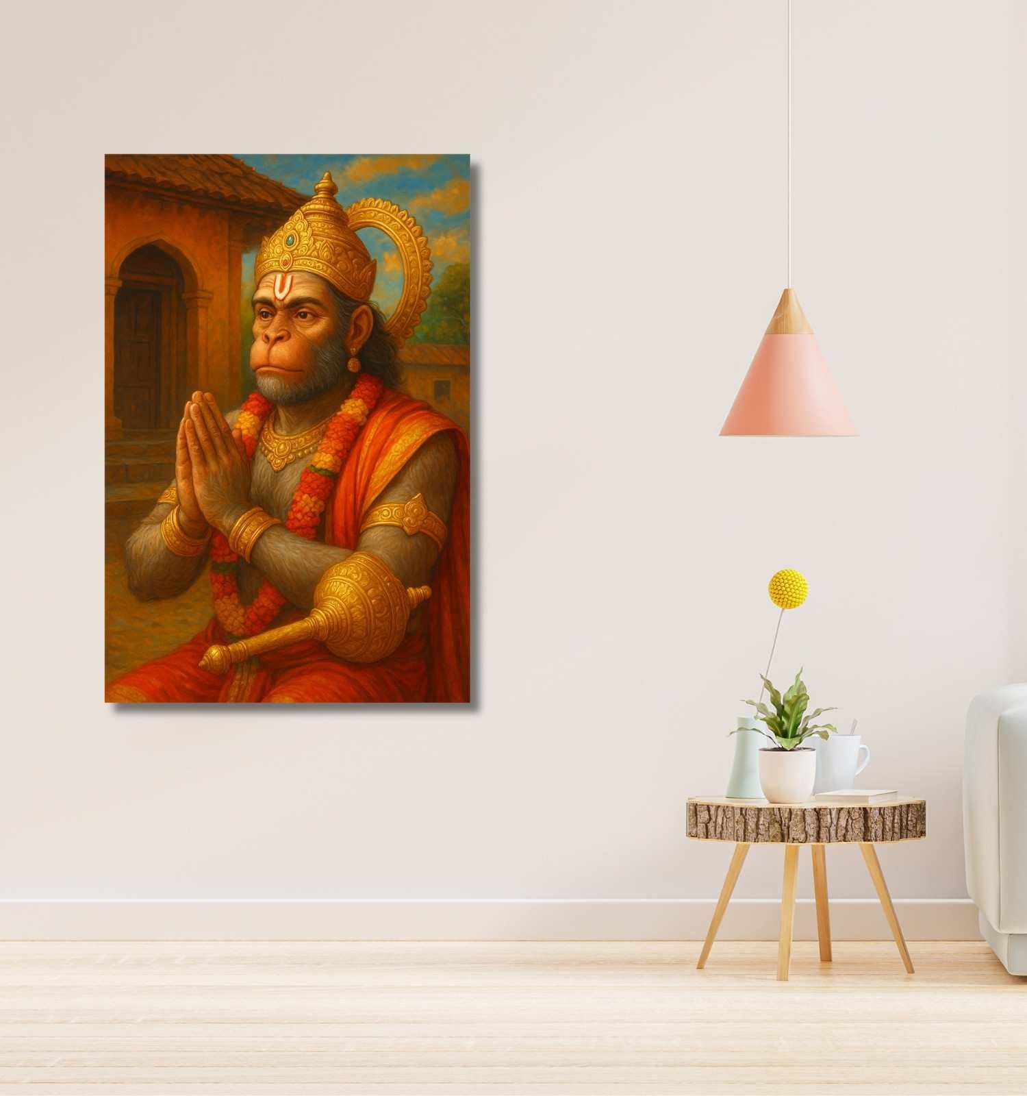 hanuman canvas painting1