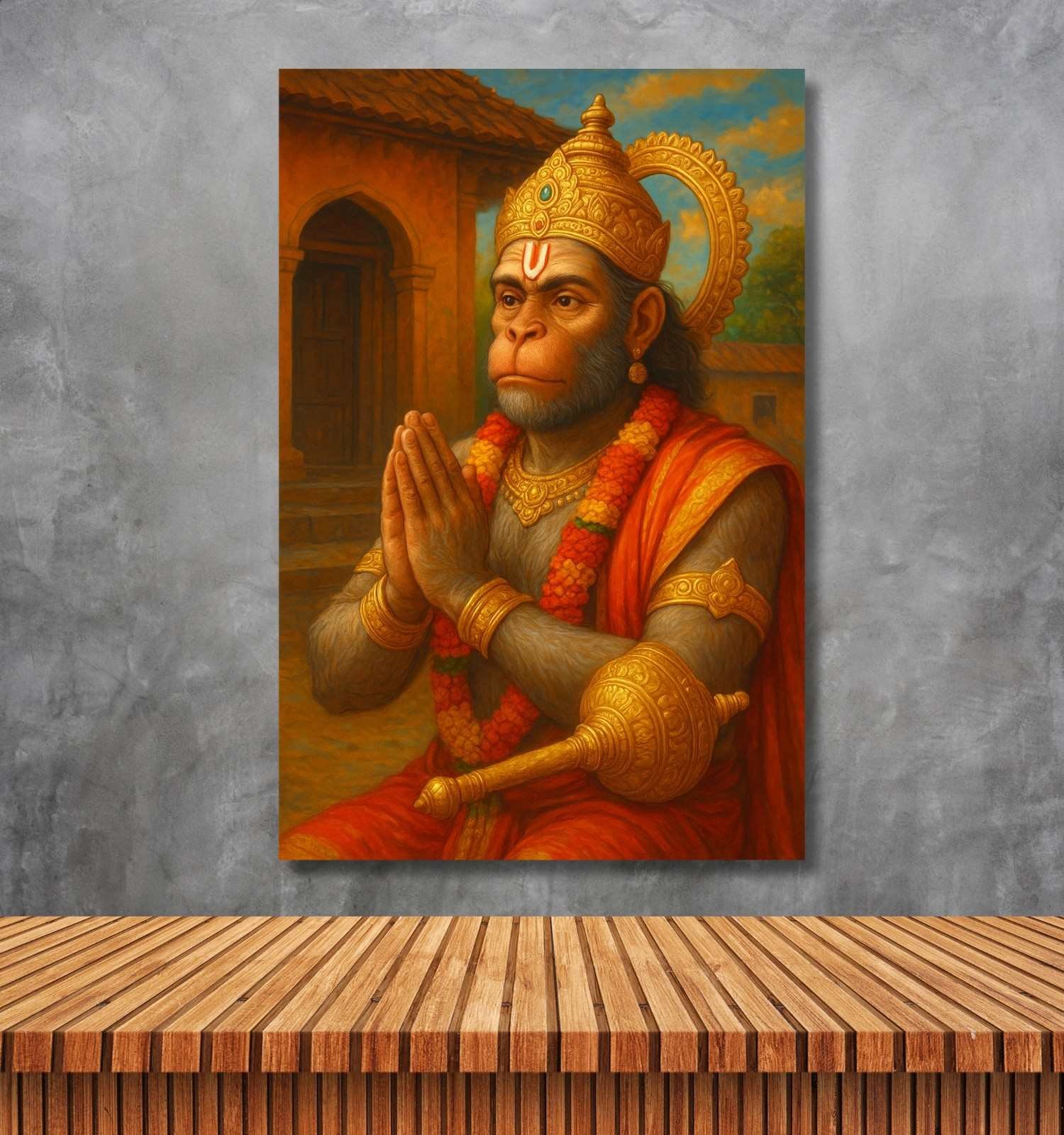 hanuman canvas painting1