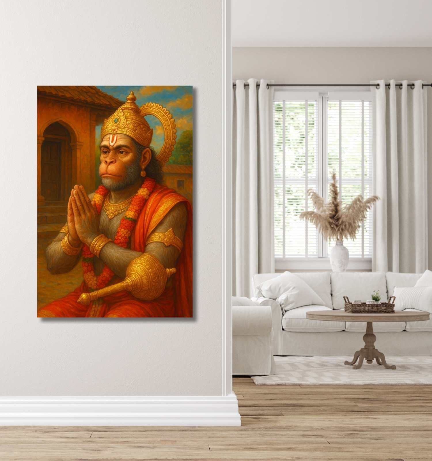 hanuman canvas painting1