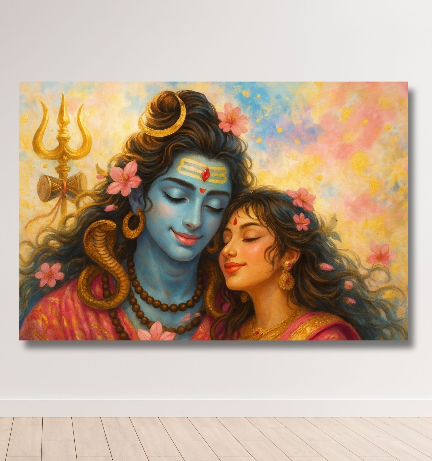 Shiv Parvati Painting