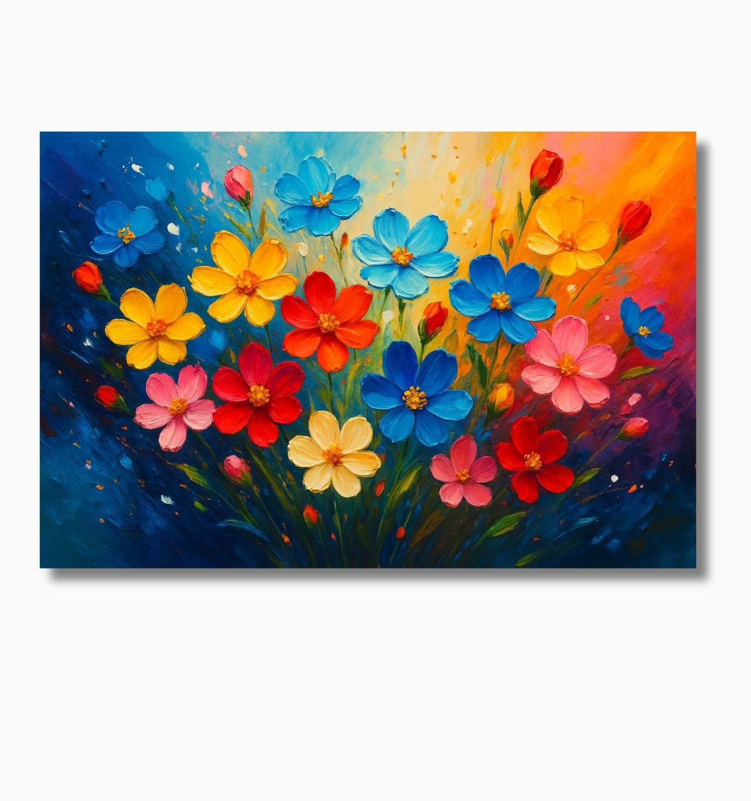 Flower Painting For Wall Decoration