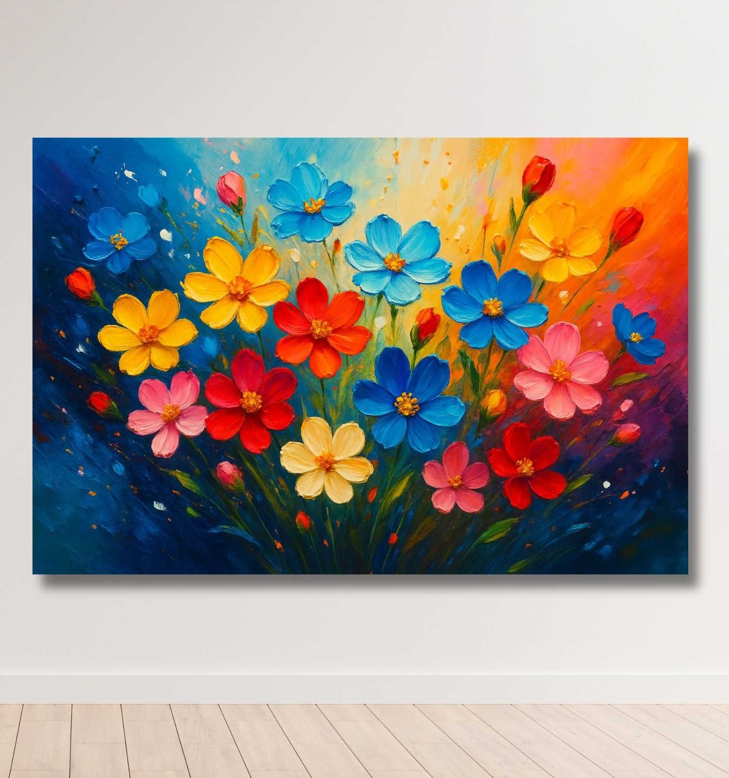 Flower Painting For Wall Decoration