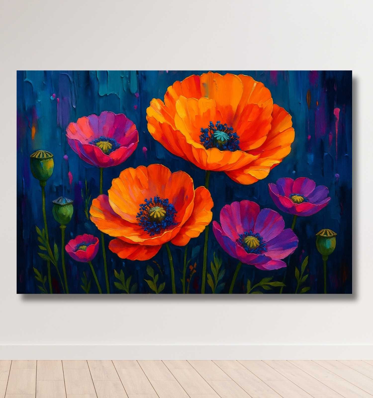 Flower Painting For Wall Decoration