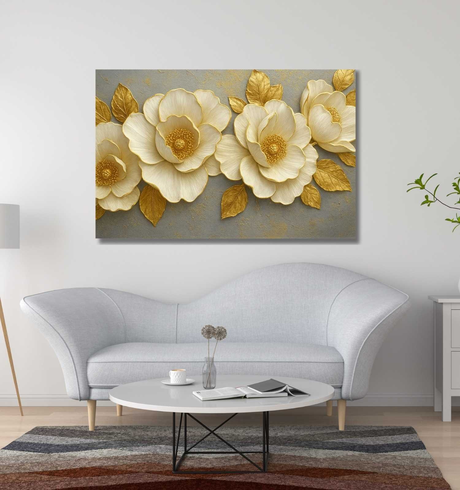 Flower Painting For Wall Decoration2