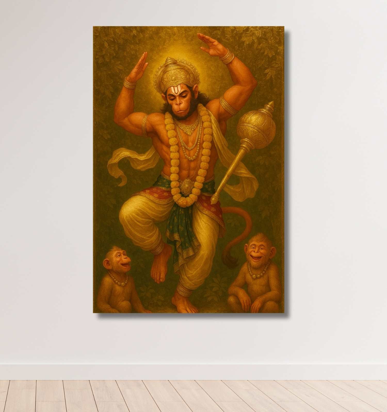 canvas hanuman painting for home1