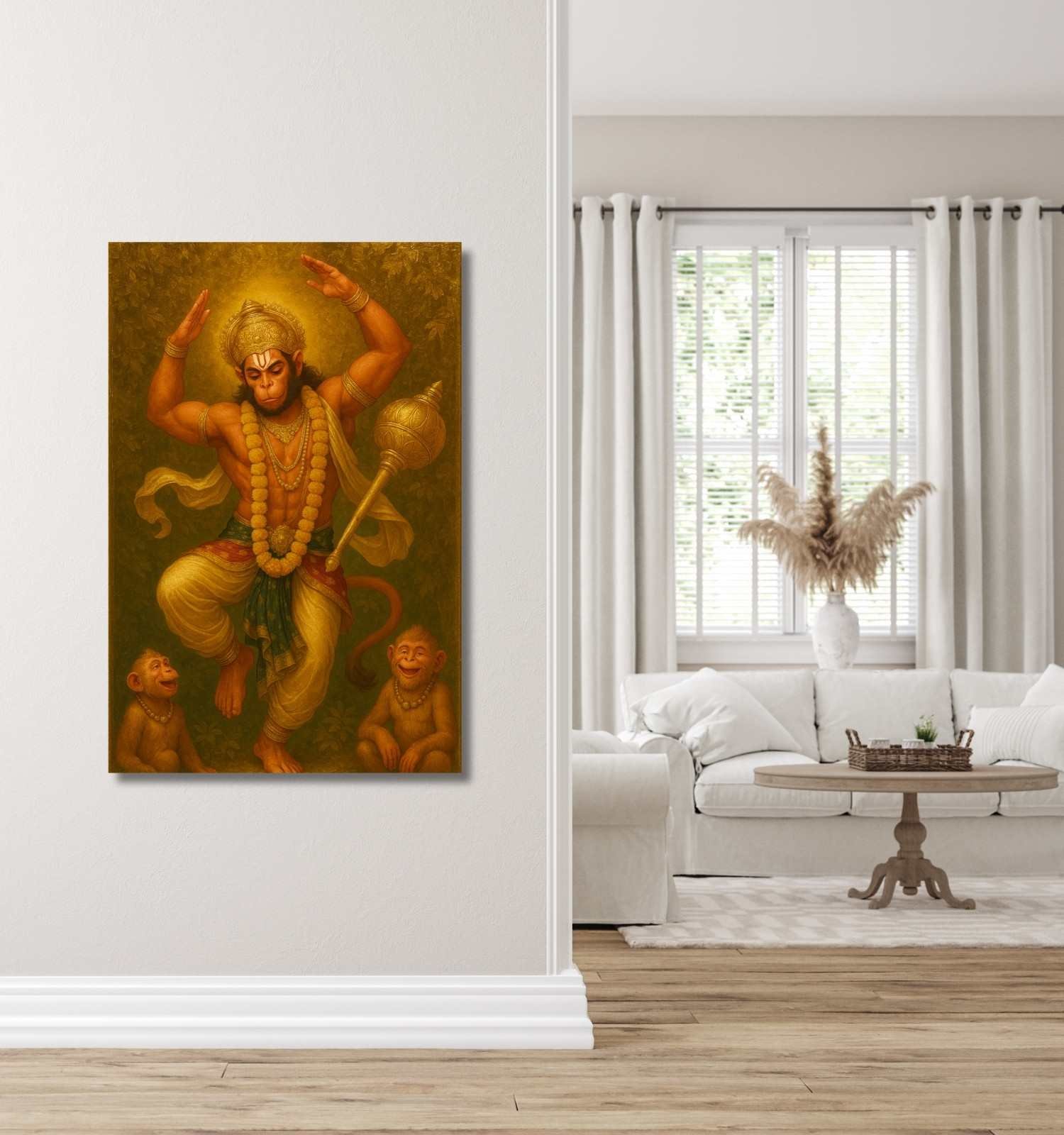 canvas hanuman painting for home1