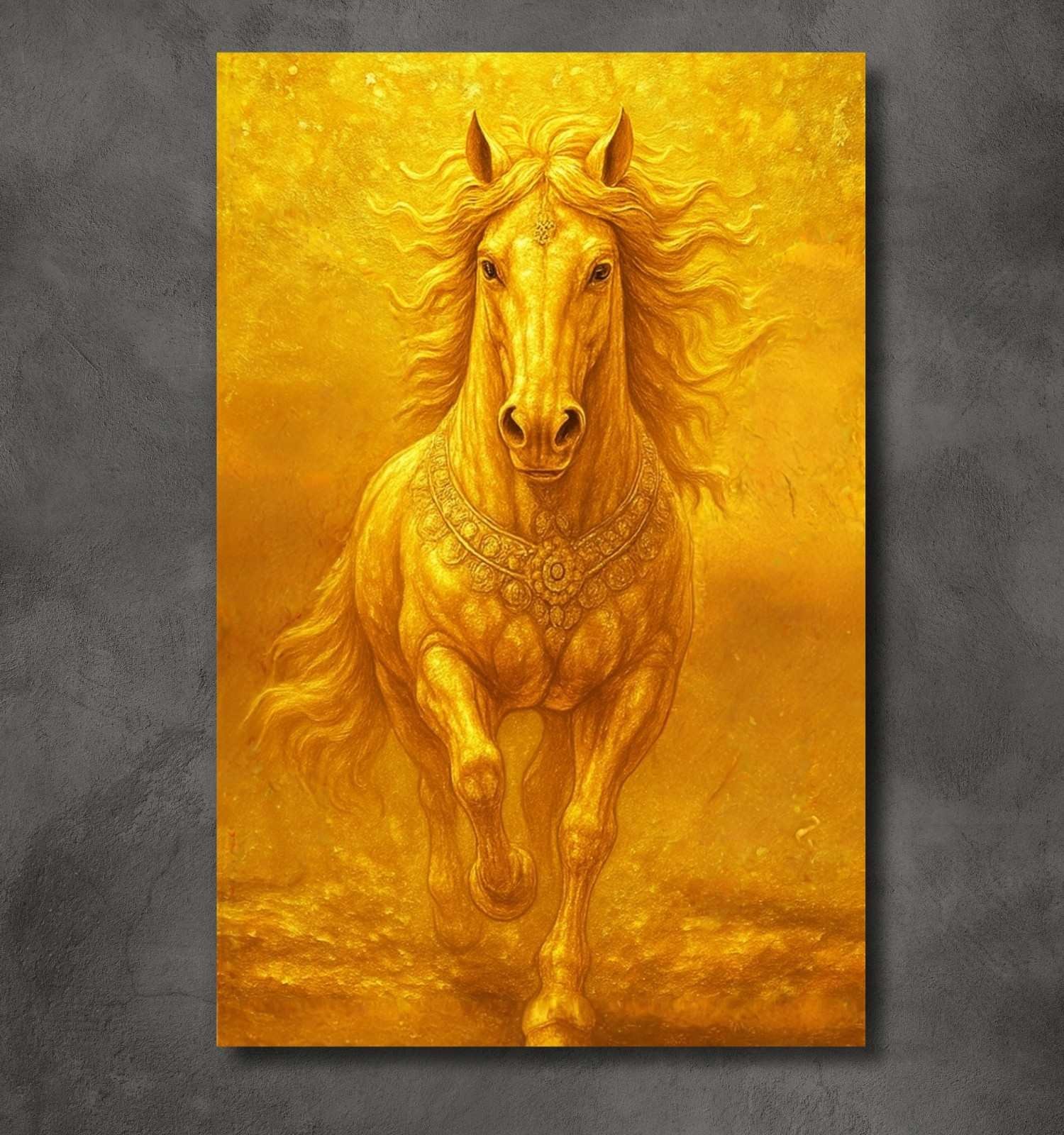 horse canvas painting1