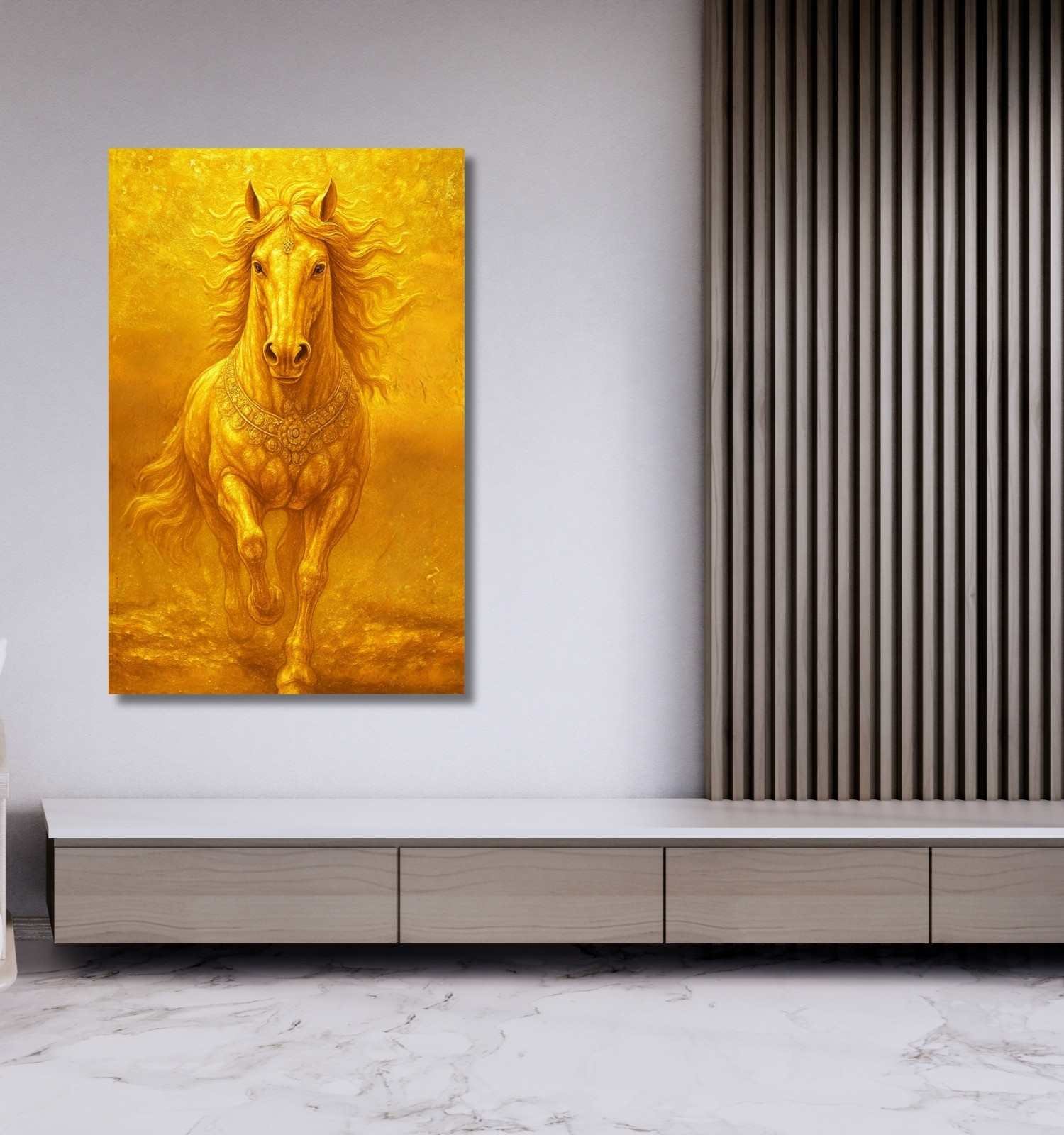 horse canvas painting1