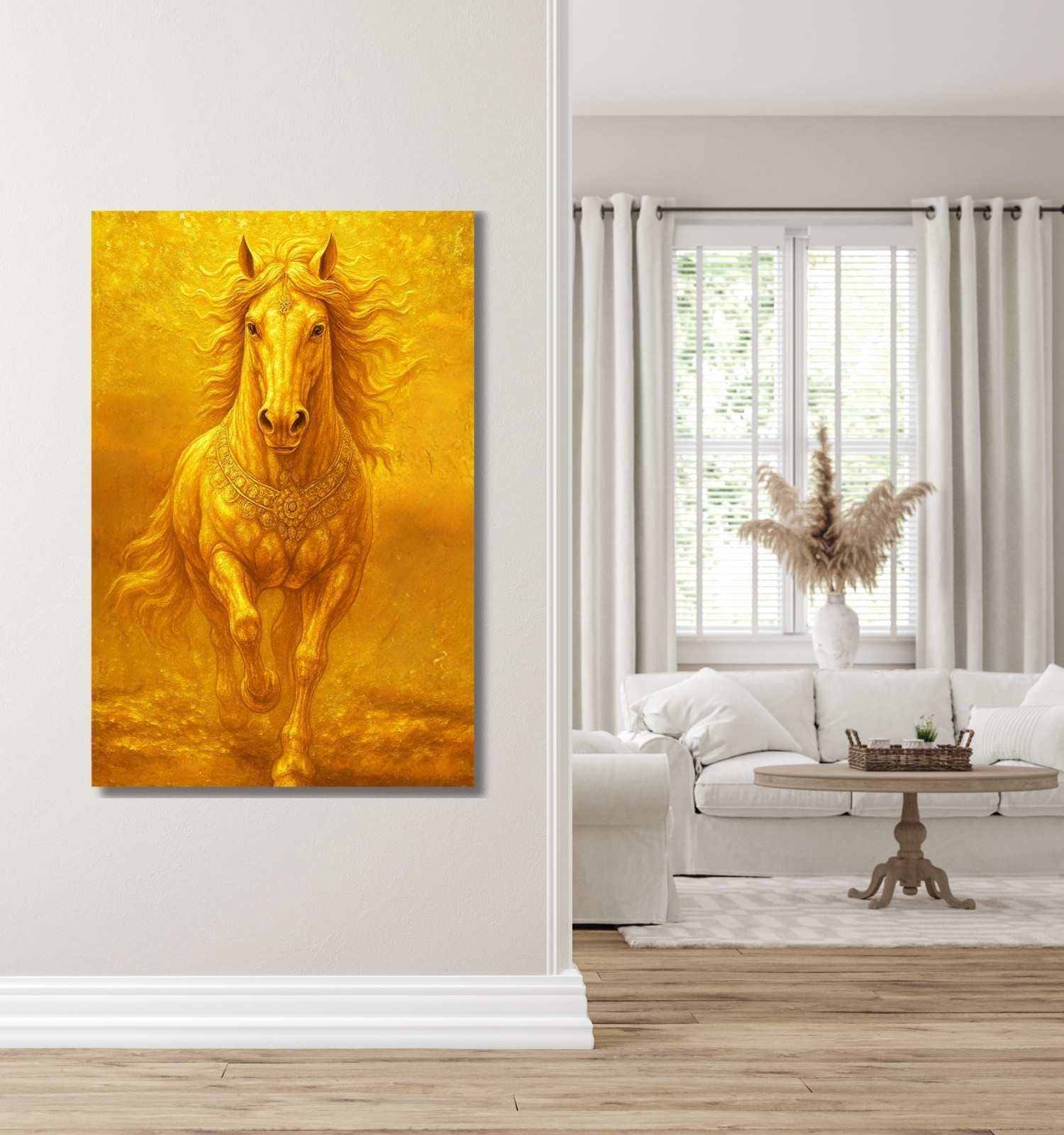 horse canvas painting1