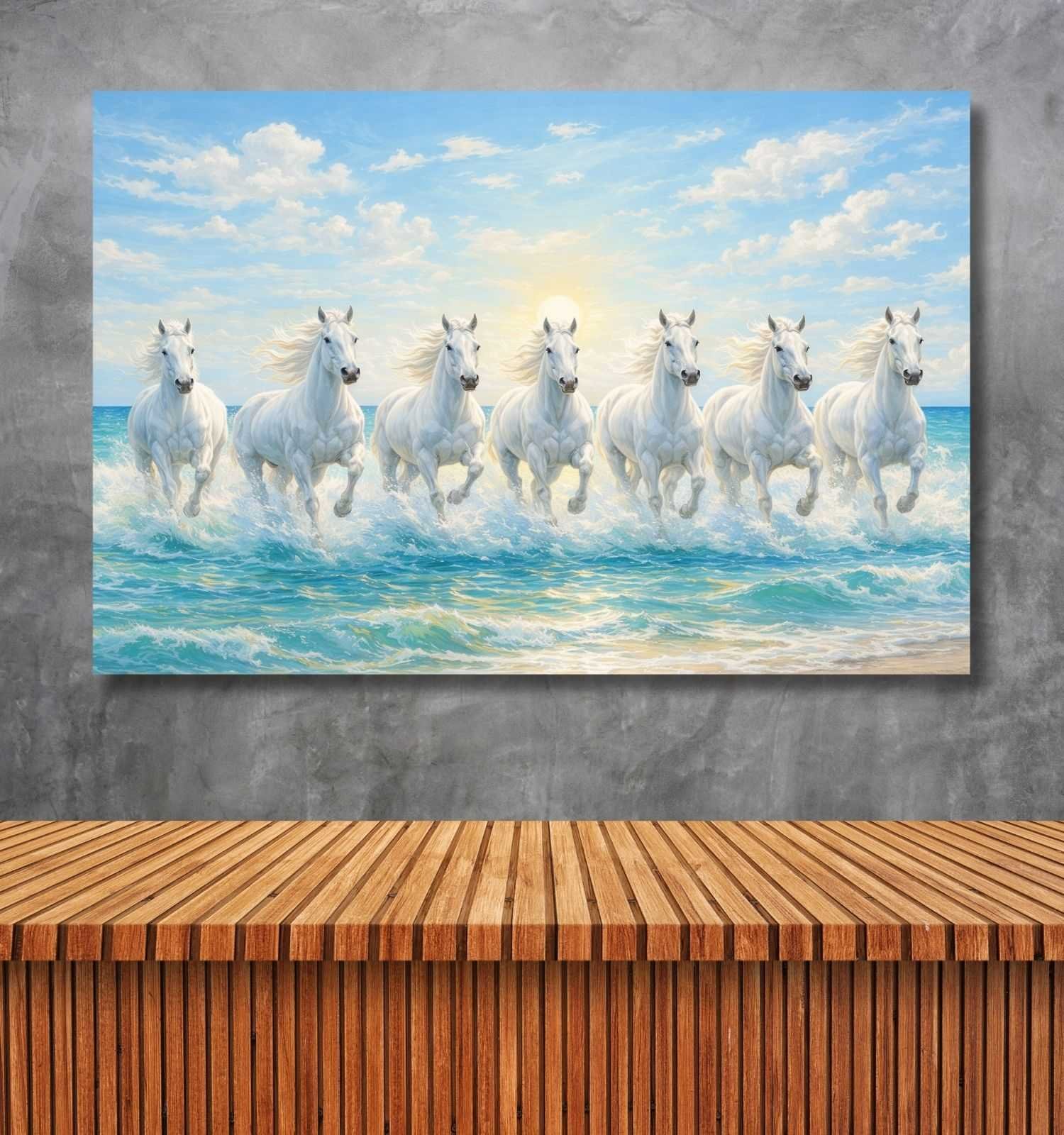 7 horse painting for wall vastu7