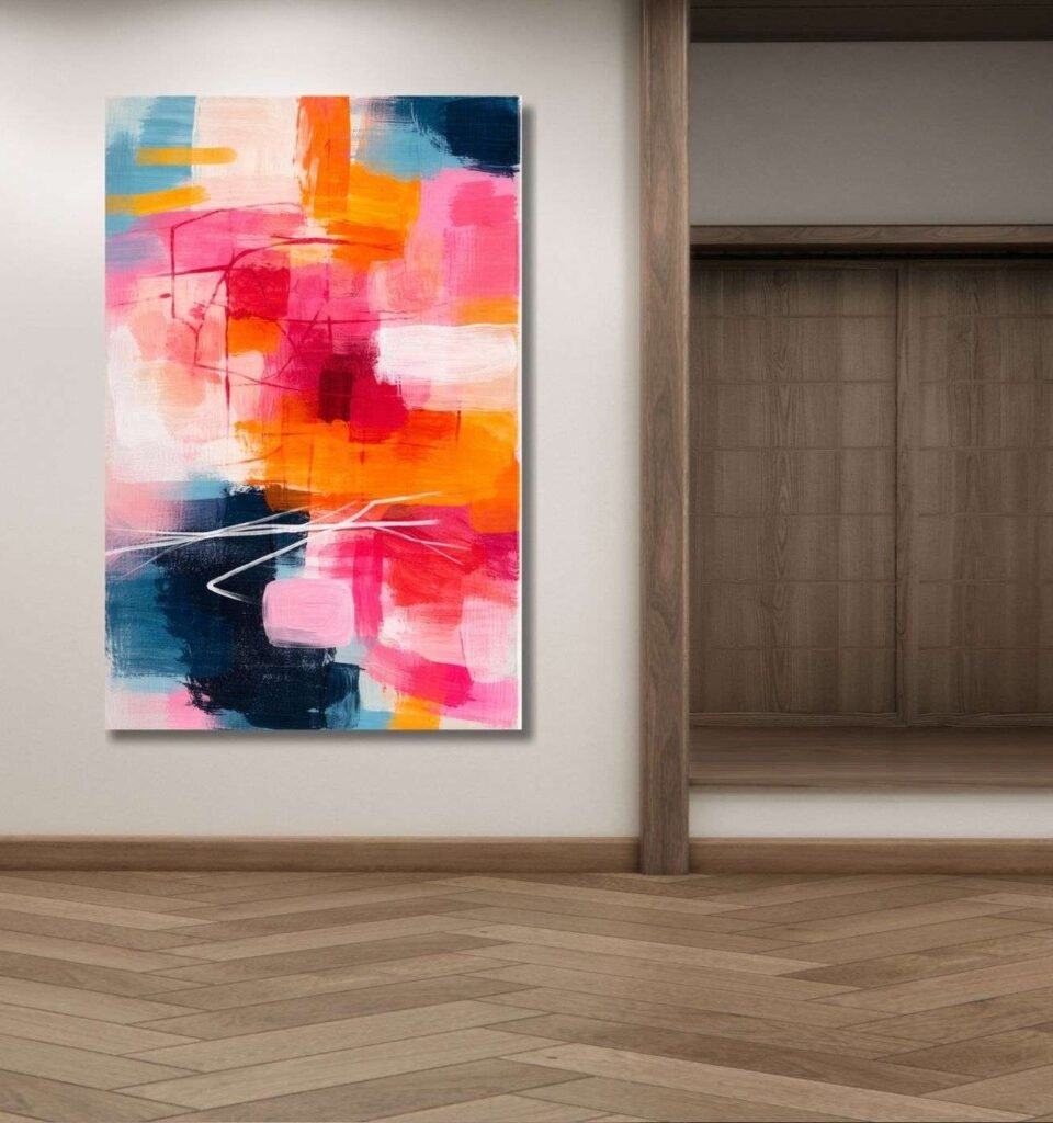 Modern Art Canvas Painting for Bedroom1