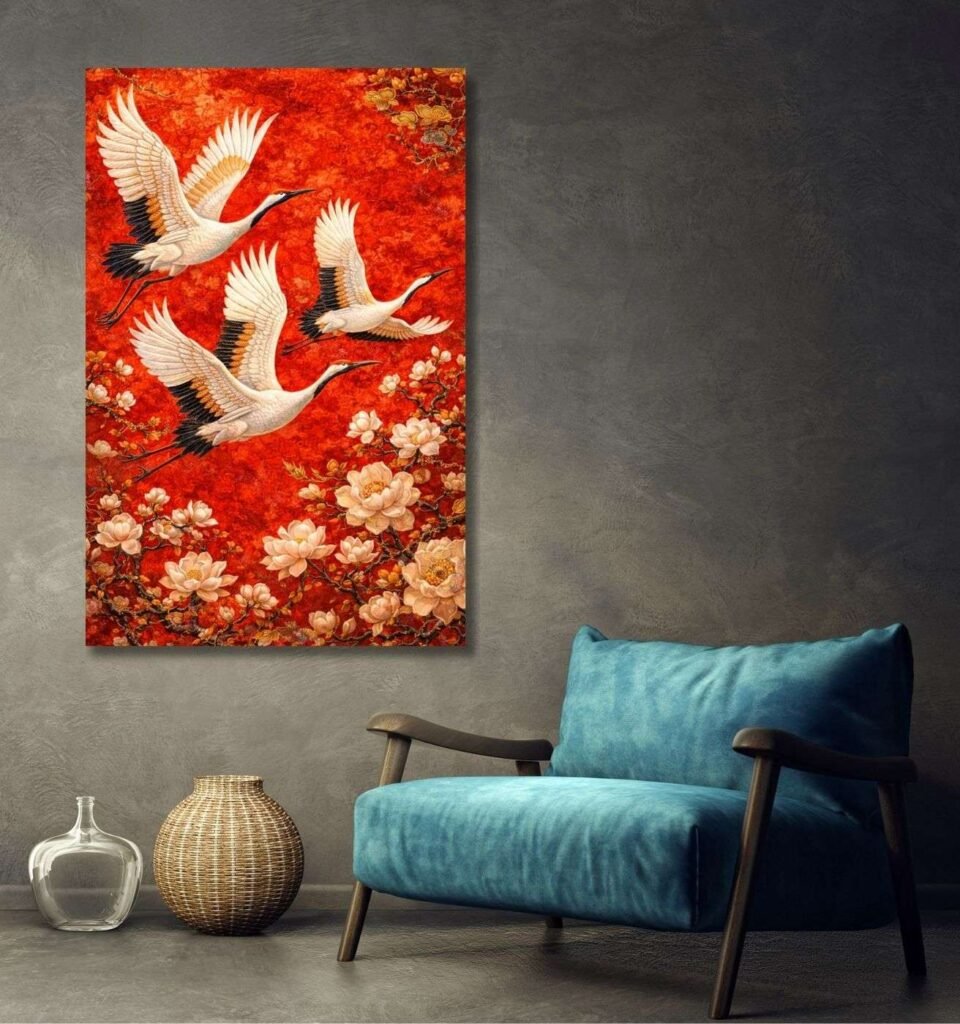 Modern Art Canvas Painting for Bedroom1